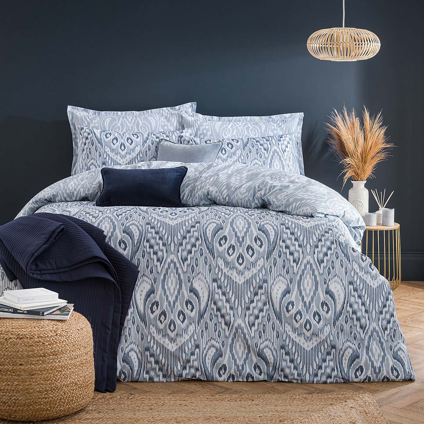 Global Ikat Cotton Duvet Cover & Pillowcase Set