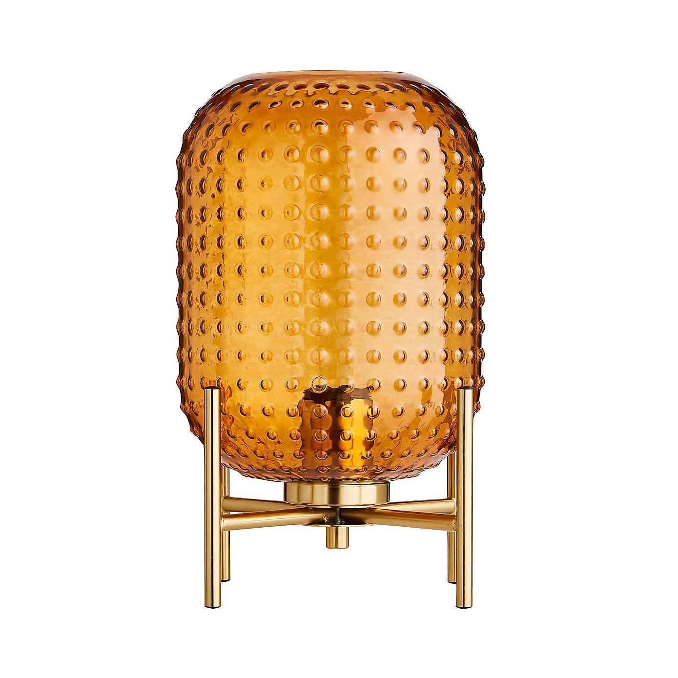 Amber Retro Table Lamp
