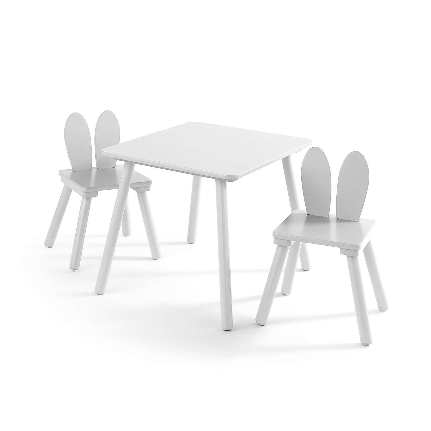 Kids Bunny Chairs and Play Table