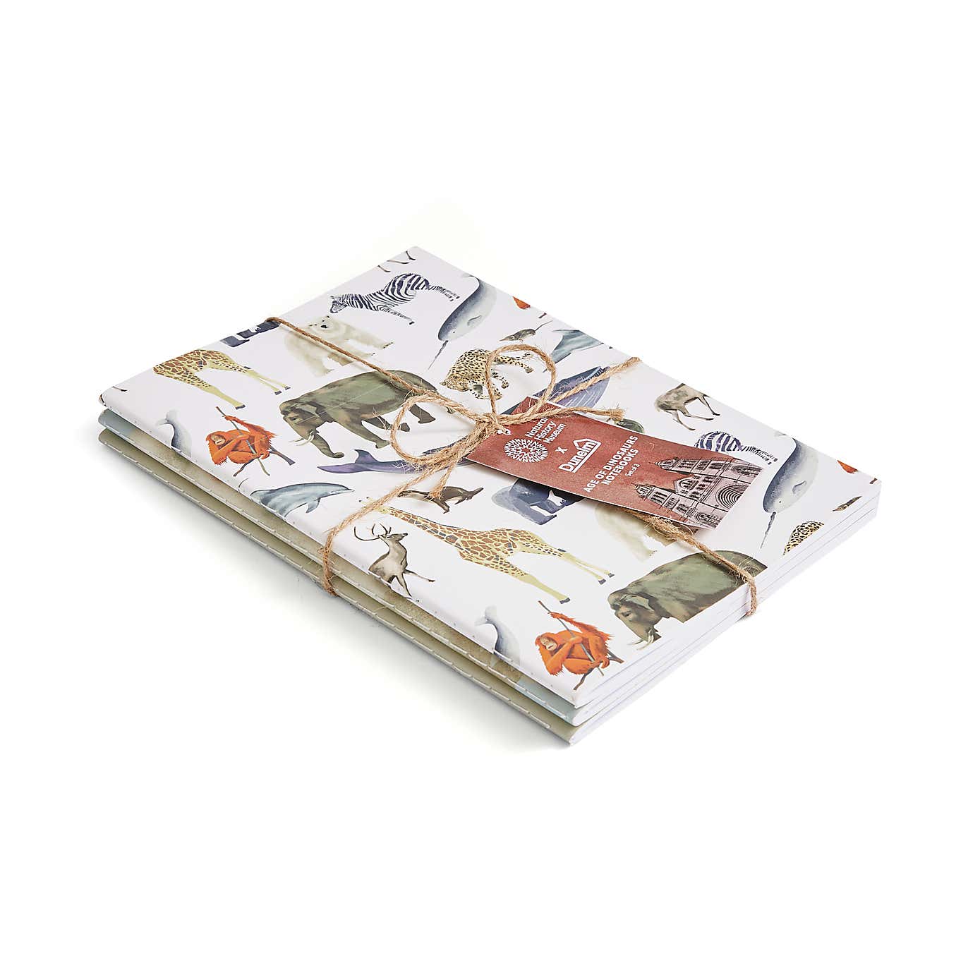 Set of 3 Mammals Softcover Notebooks