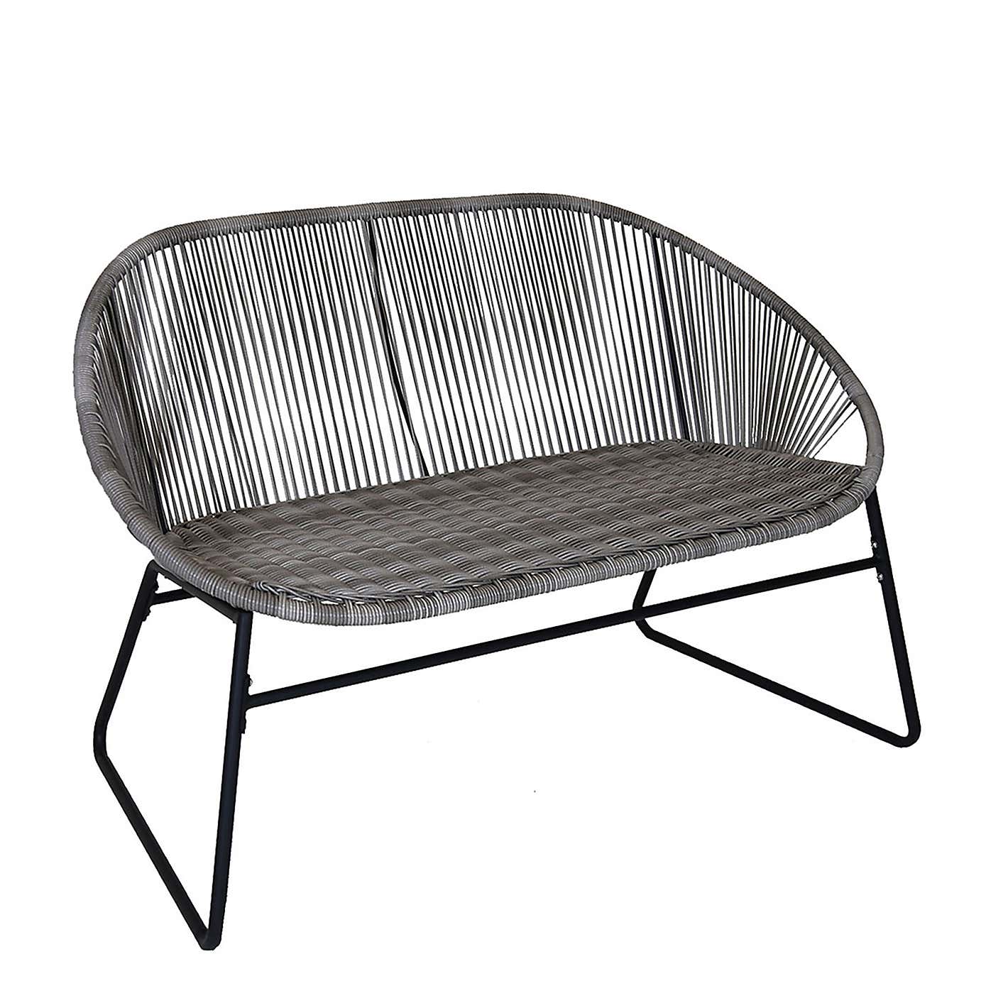 Charles Bentley Zanzibar 2 Seater Bench