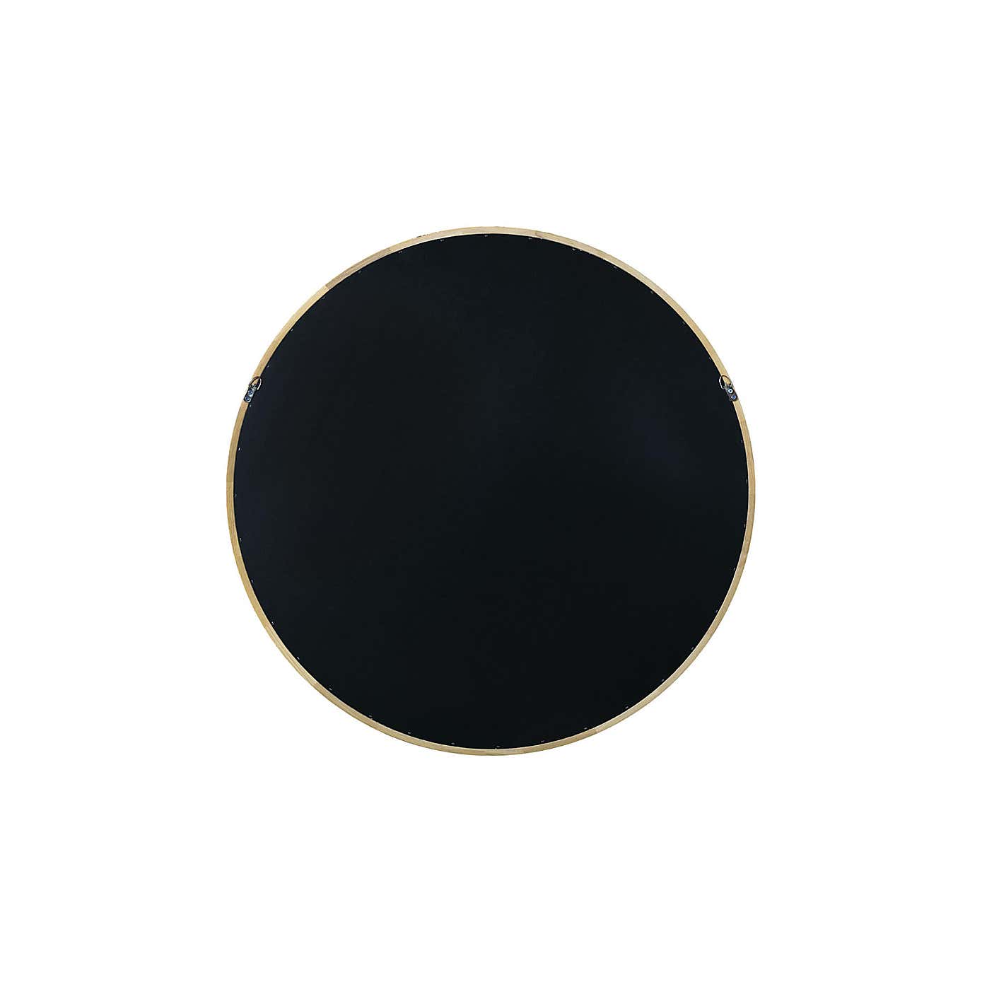 Naturalis Solid Oak Round Wall Mirror