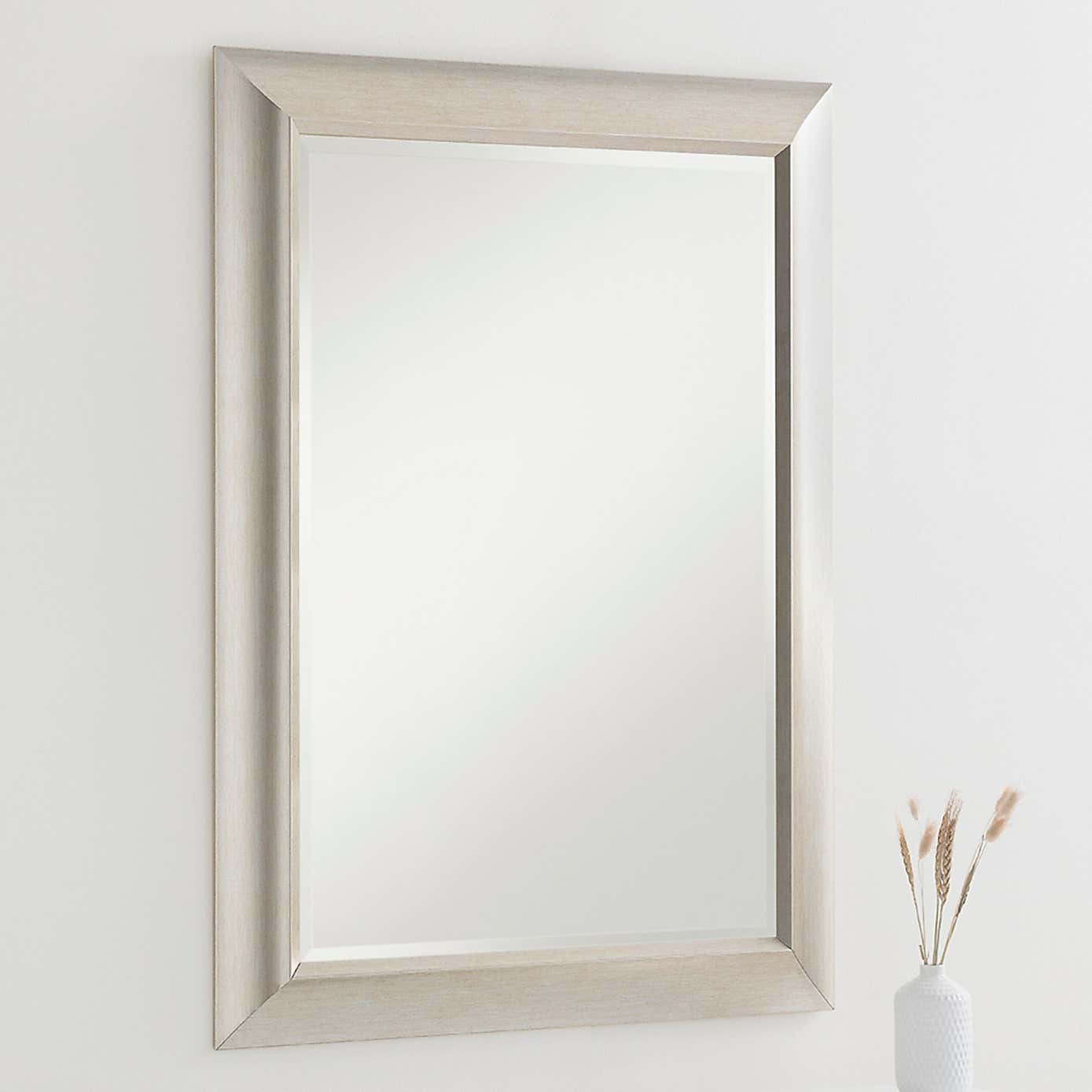 Yearn Scooped Rectangle Wall Mirror