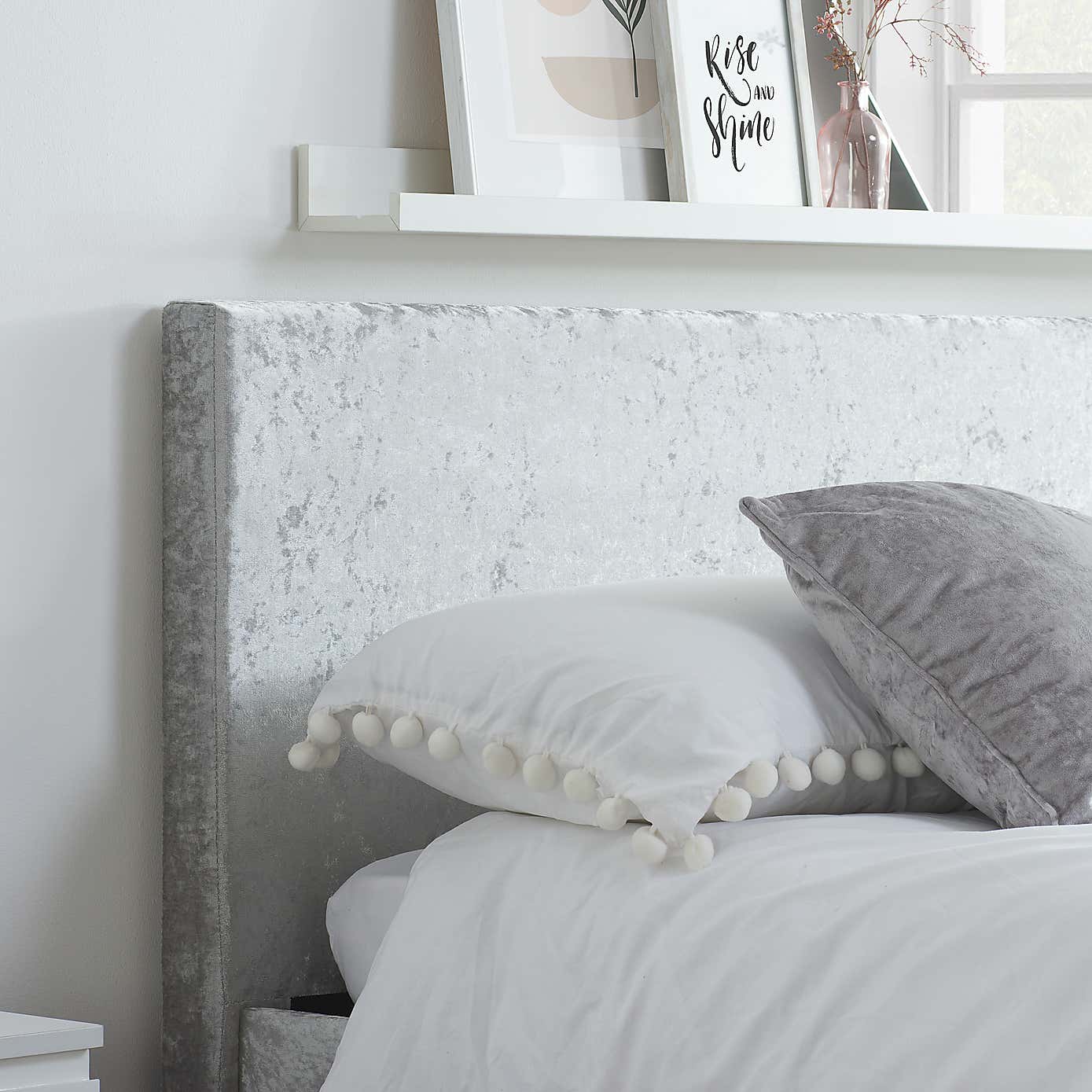 Berlin Crushed Velvet Bed Frame