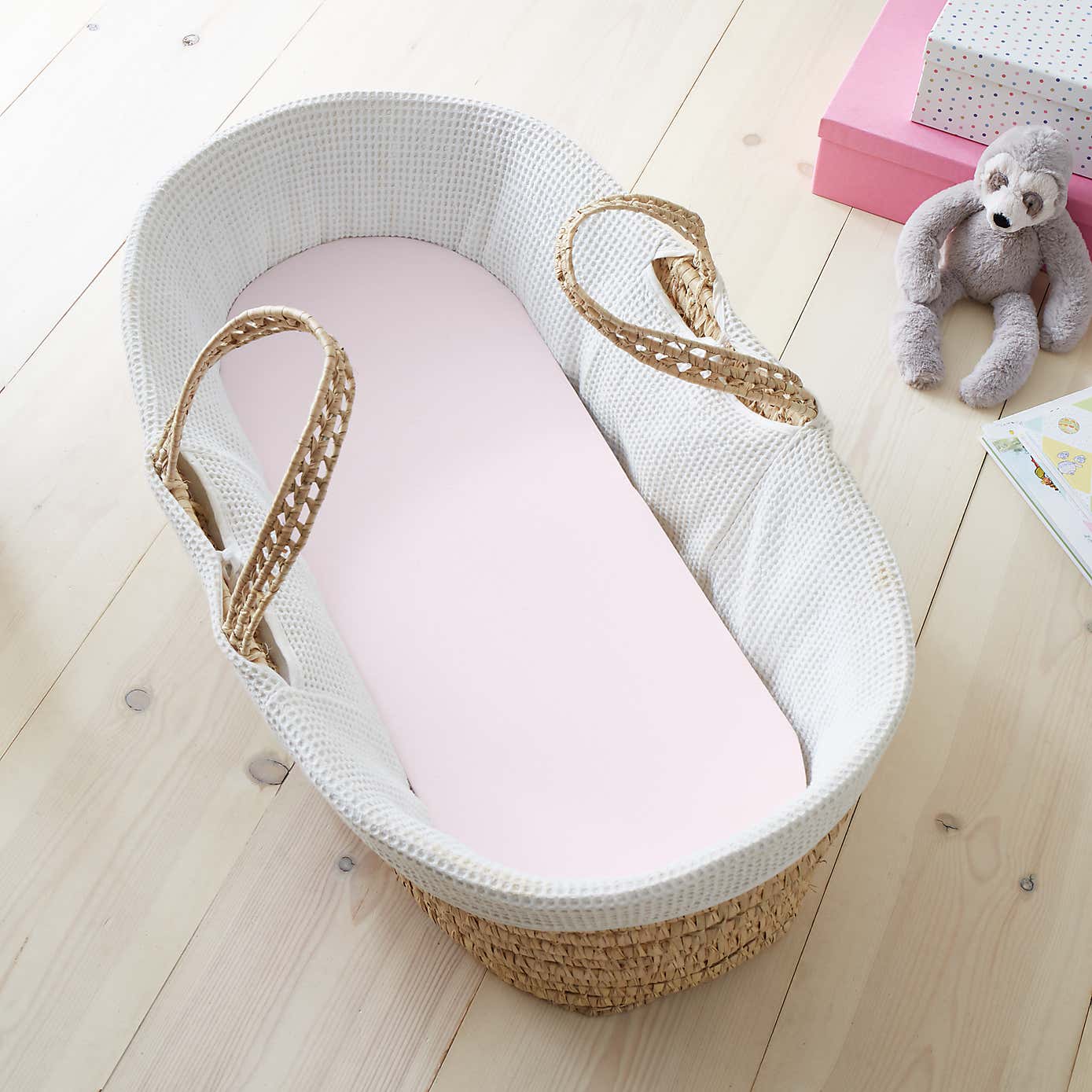 Pack of 2 Plain 100% Cotton Jersey Fitted Sheets