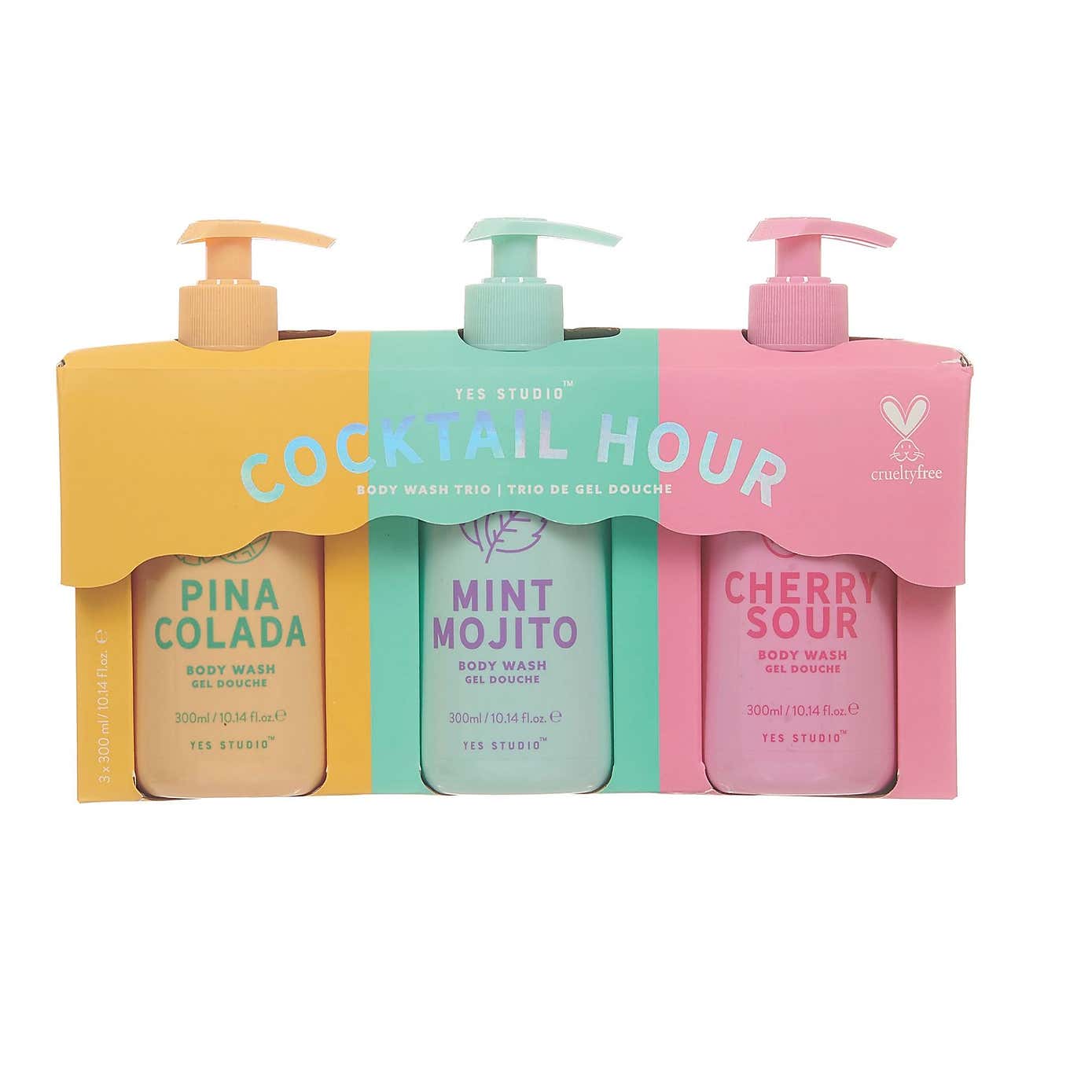 Upper Canada Yes Studio Cocktail Hour Body Wash Trio Set