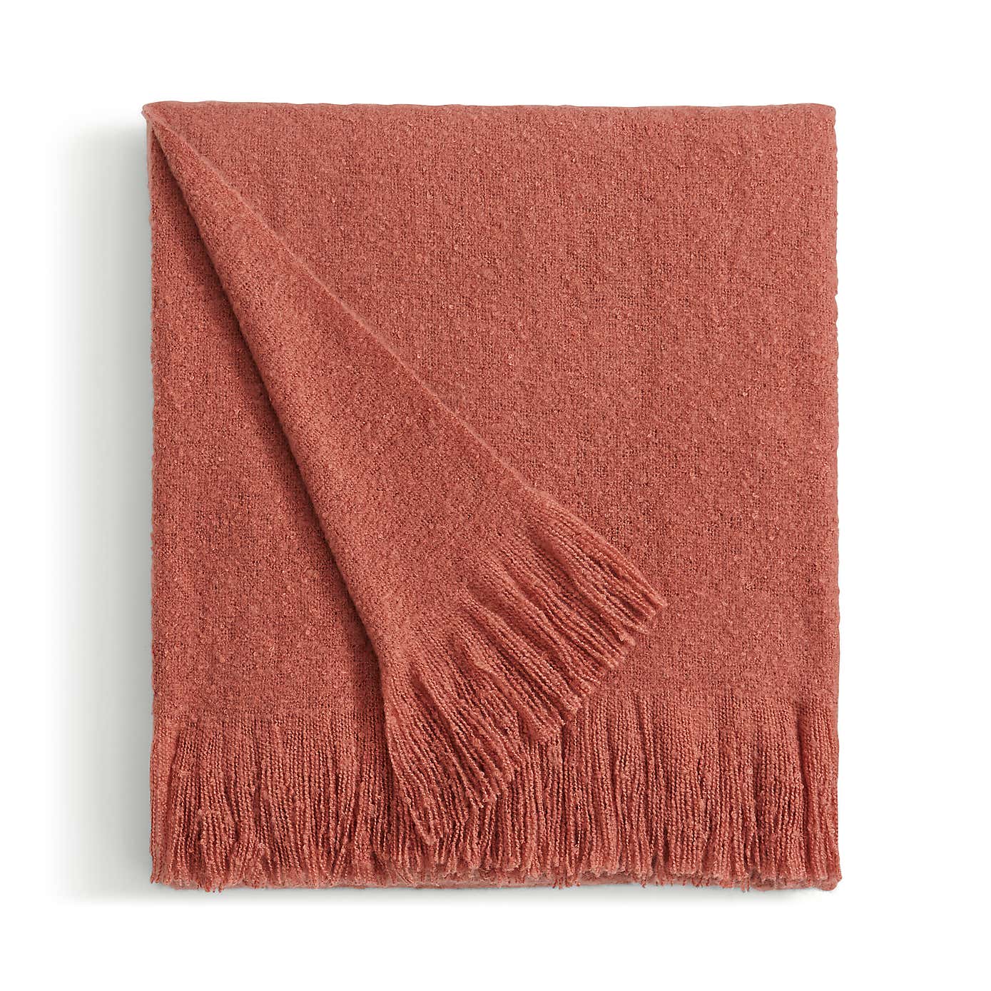 Brushed Boucle Throw