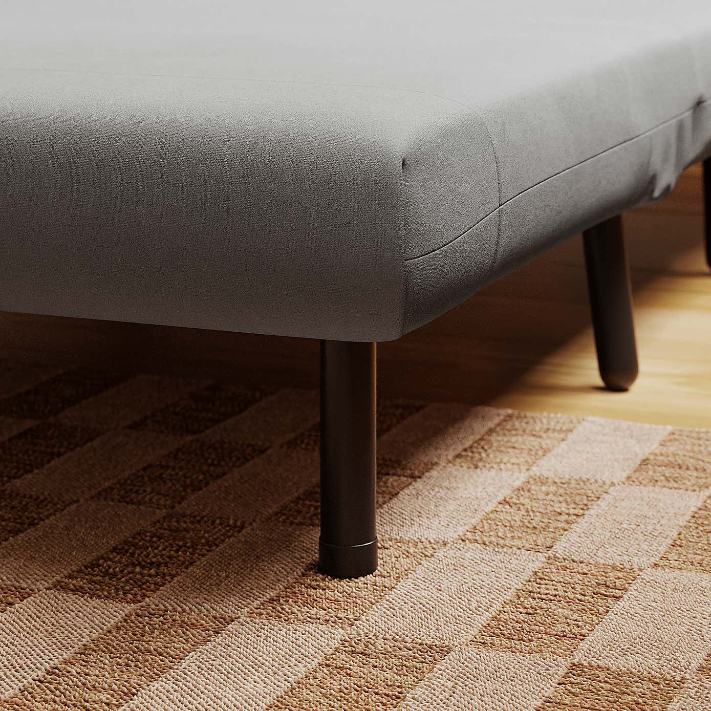 Phoebe Velvet Small Double Sofa Bed