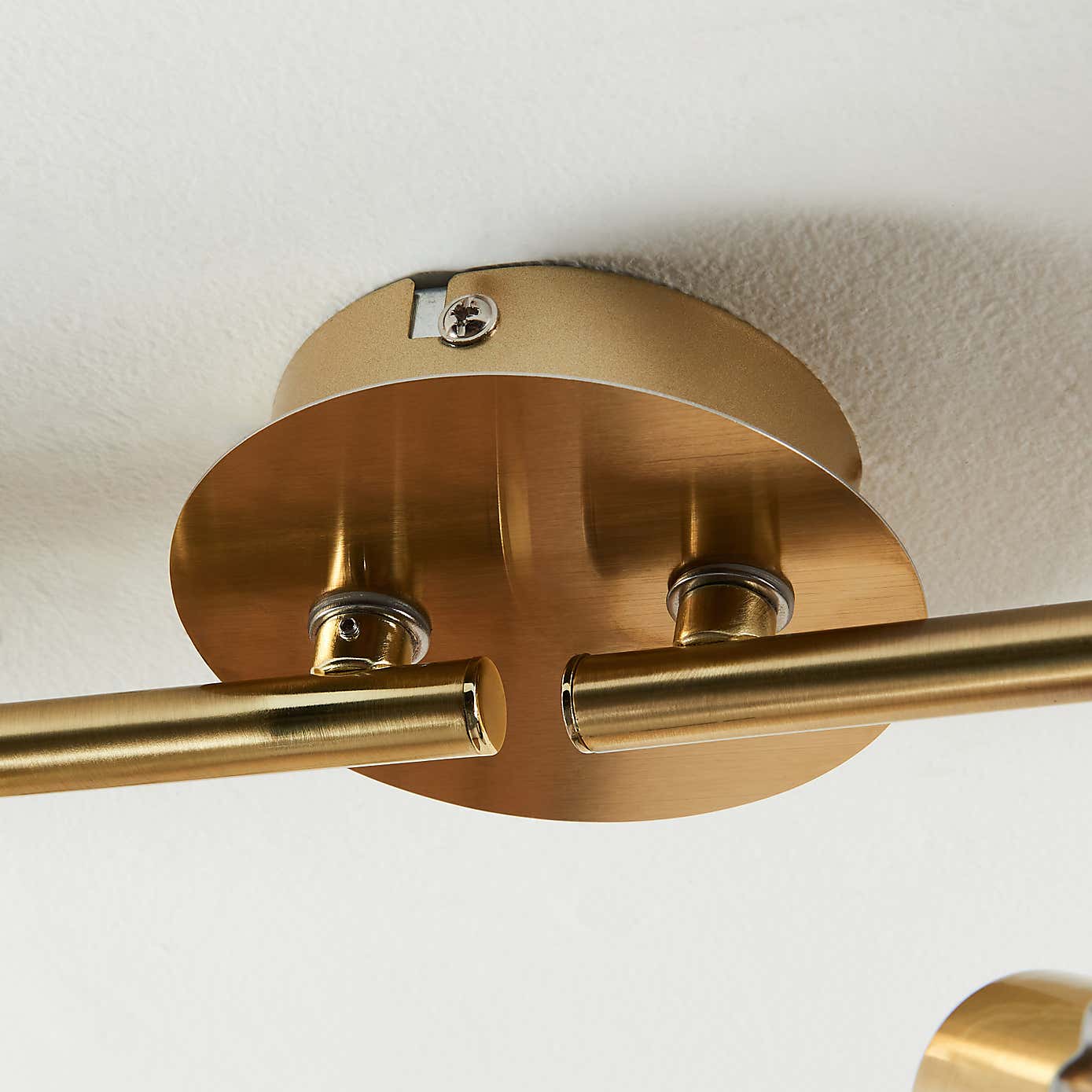 Riley Mid Century Ribbed 4 Light Adjustable Spotlight Bar