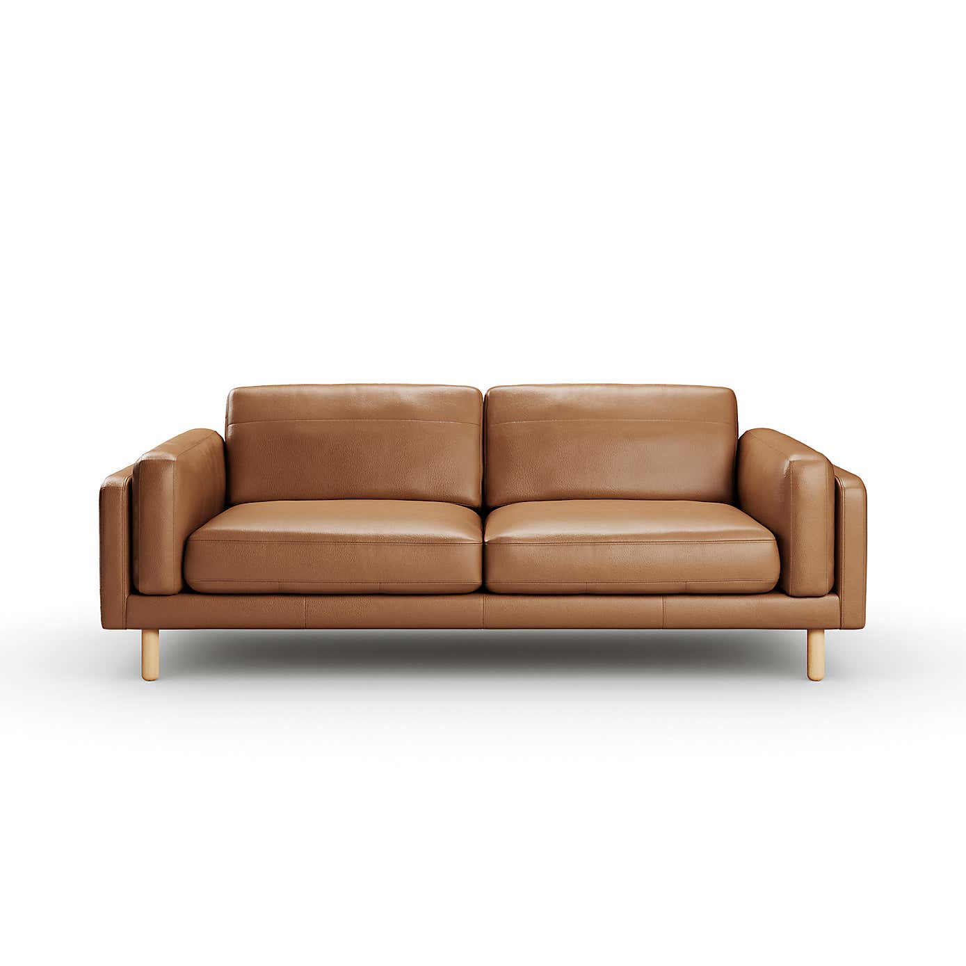 Newton Classic Leather 4 Seater Sofa