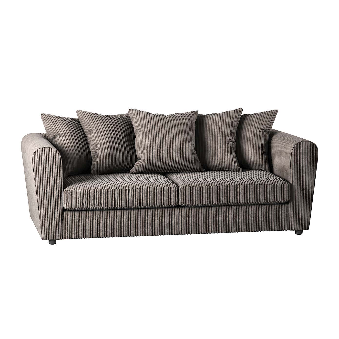 Blake Jumbo Cord 3 Seater Sofa