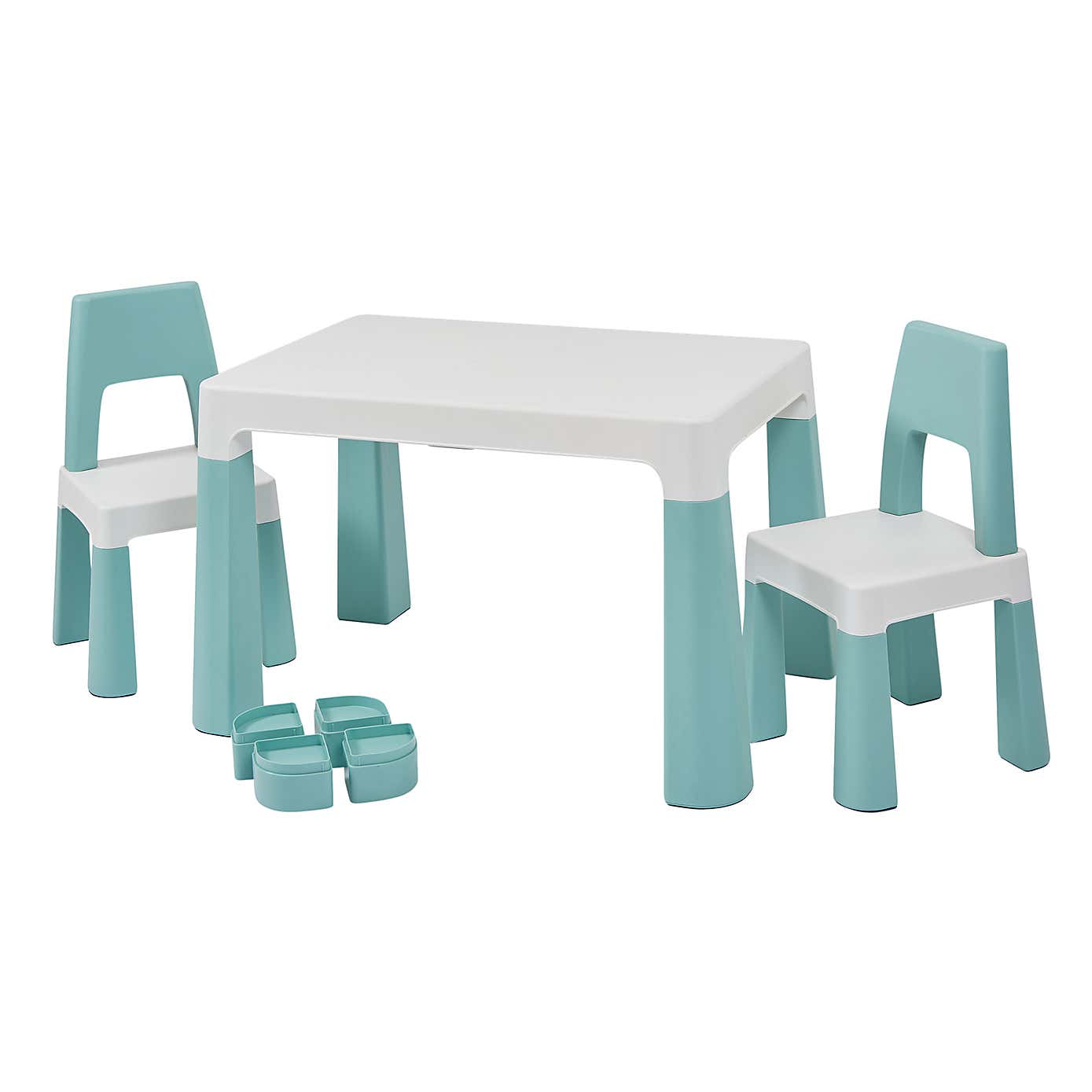 Liberty House Kids Height Adjustable Table And Two Chairs Set