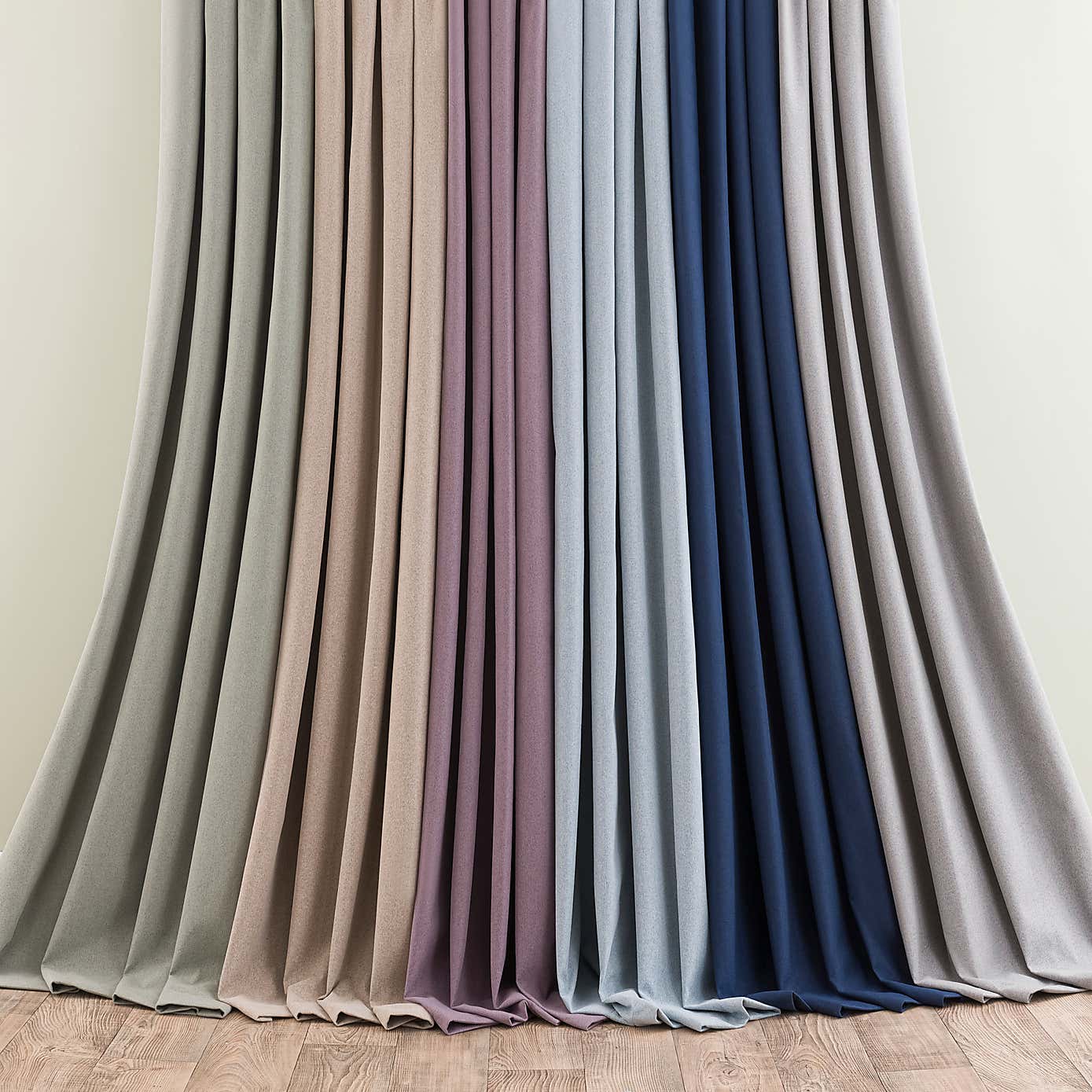 Libra Washable Blackout Pencil Pleat Curtains