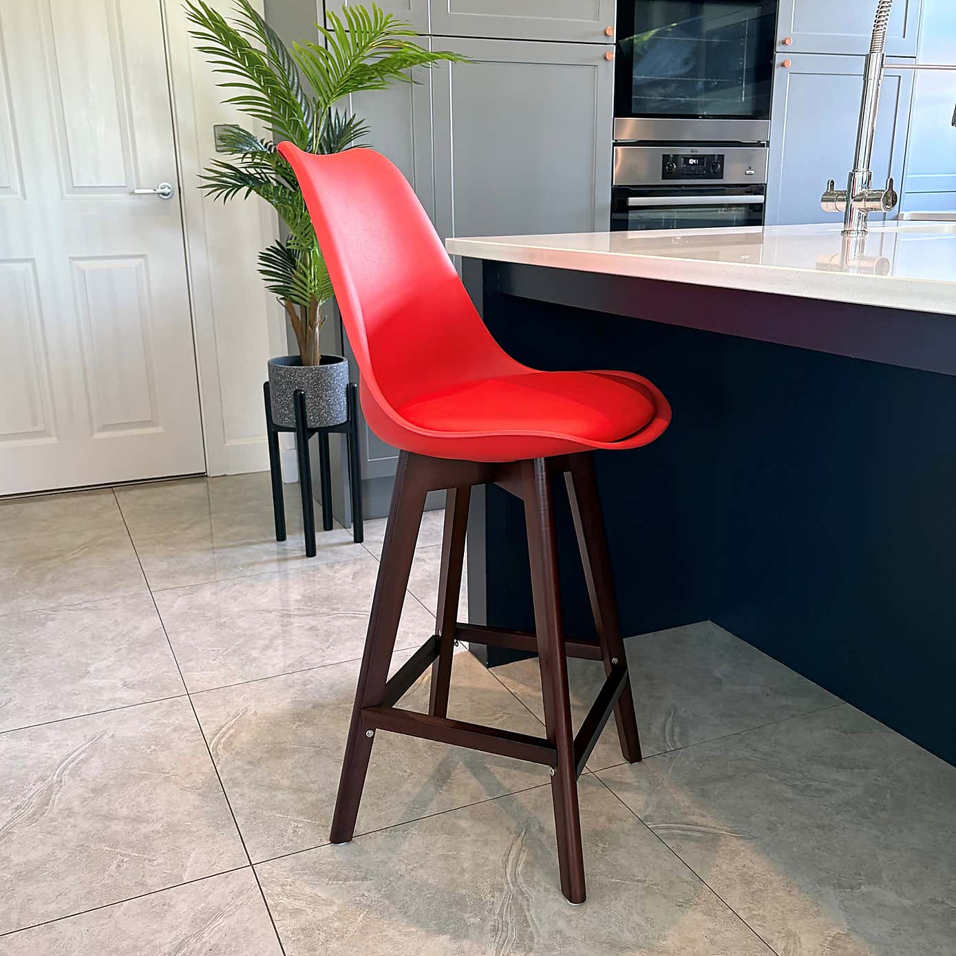 Fusion Living Soho Plastic Bar Stool