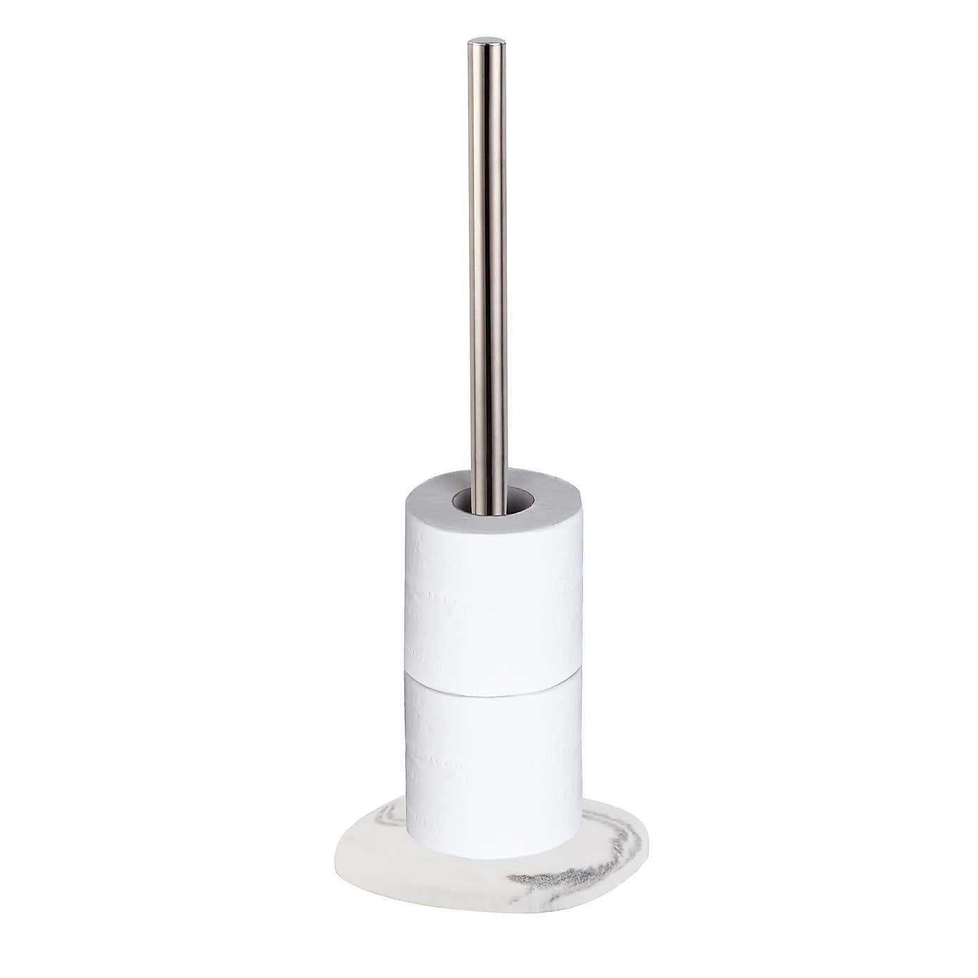 Marble Effect Toilet Roll Storage