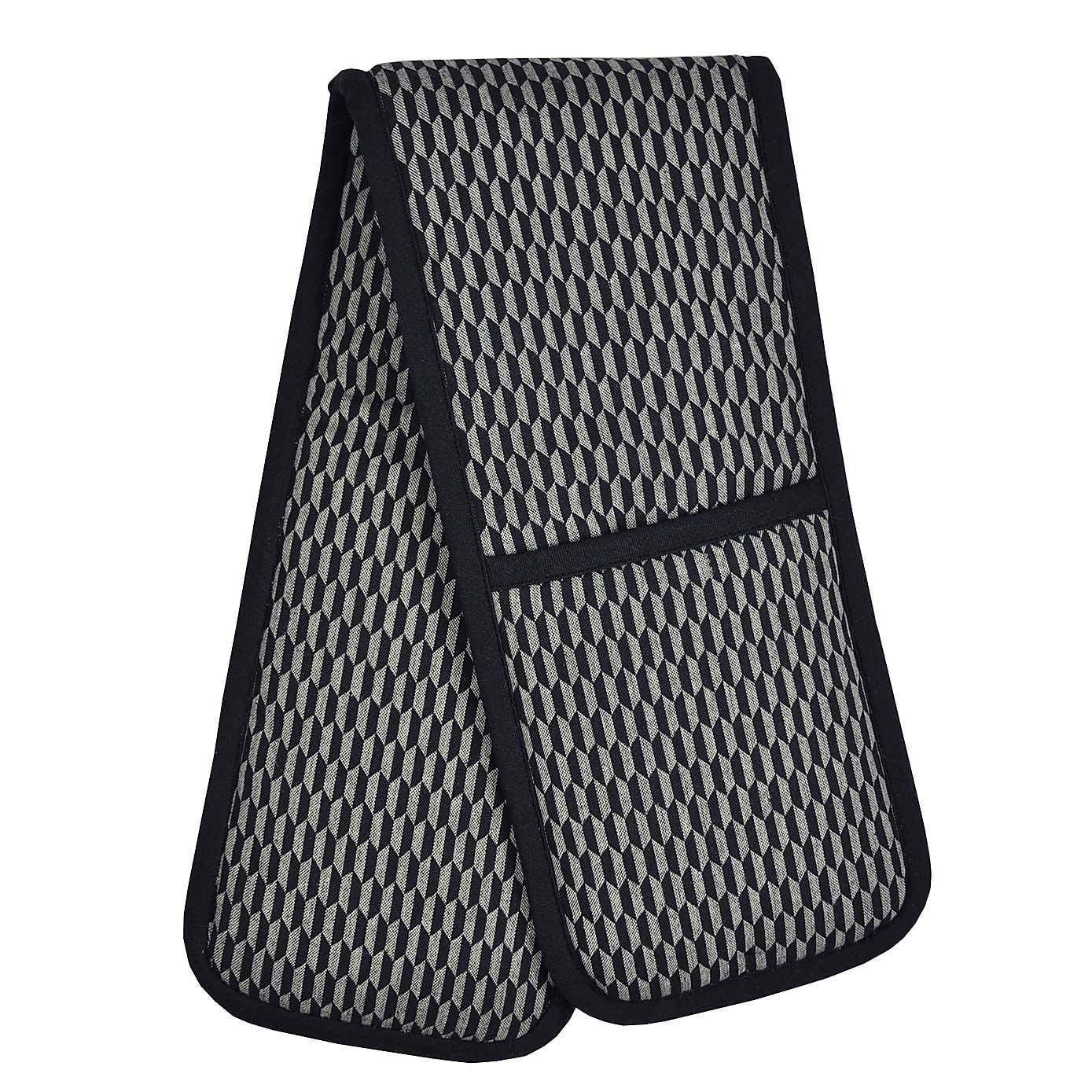 Geometric Double Oven Glove