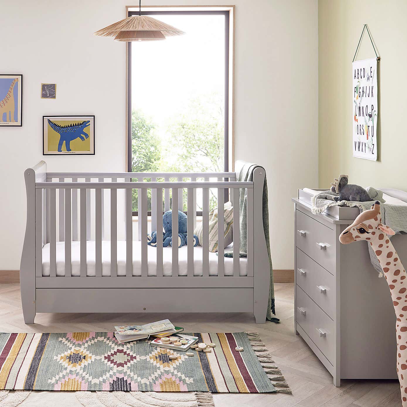 Babymore Stella 2 Piece Nursery Furniture Set