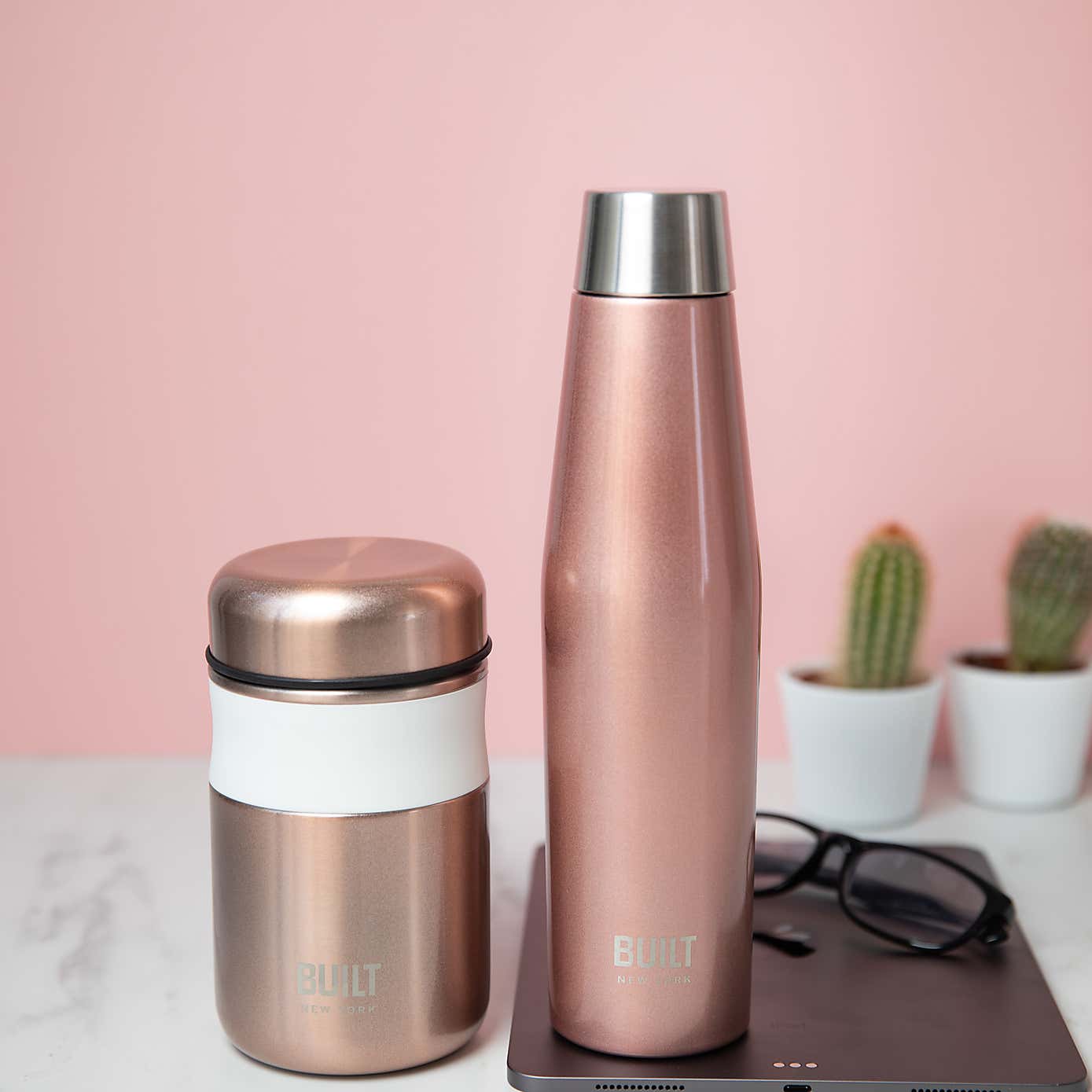 Built Insulated Water Bottle and Food Flask Set