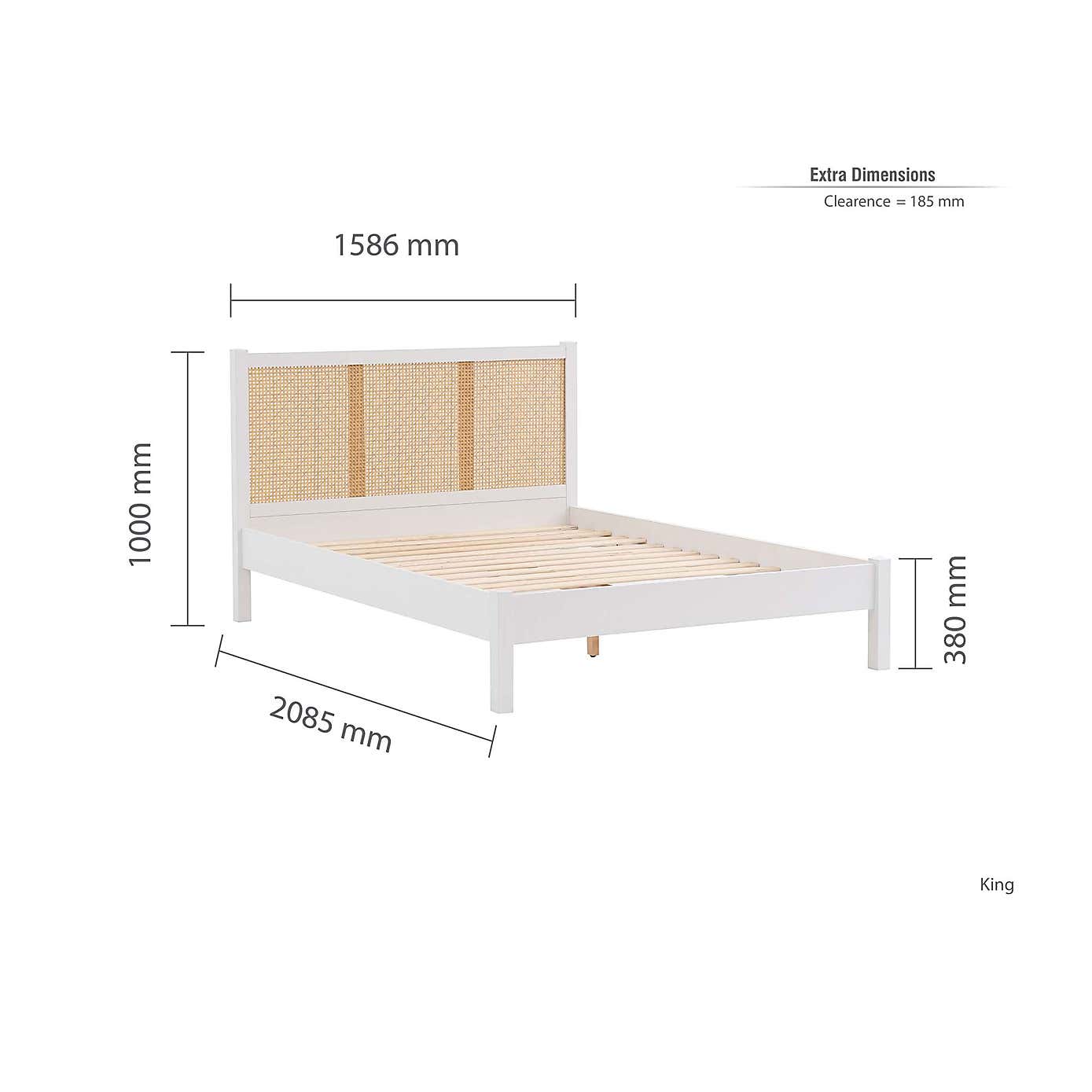 Birlea Croxley Rattan Bed