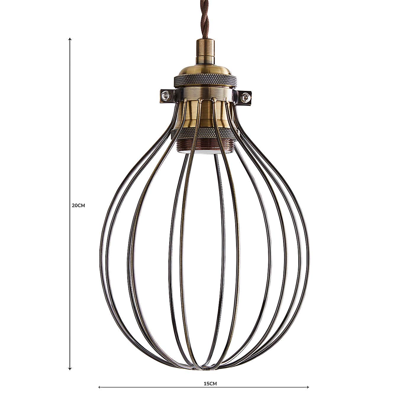 Charlie Industrial Bulb Cage