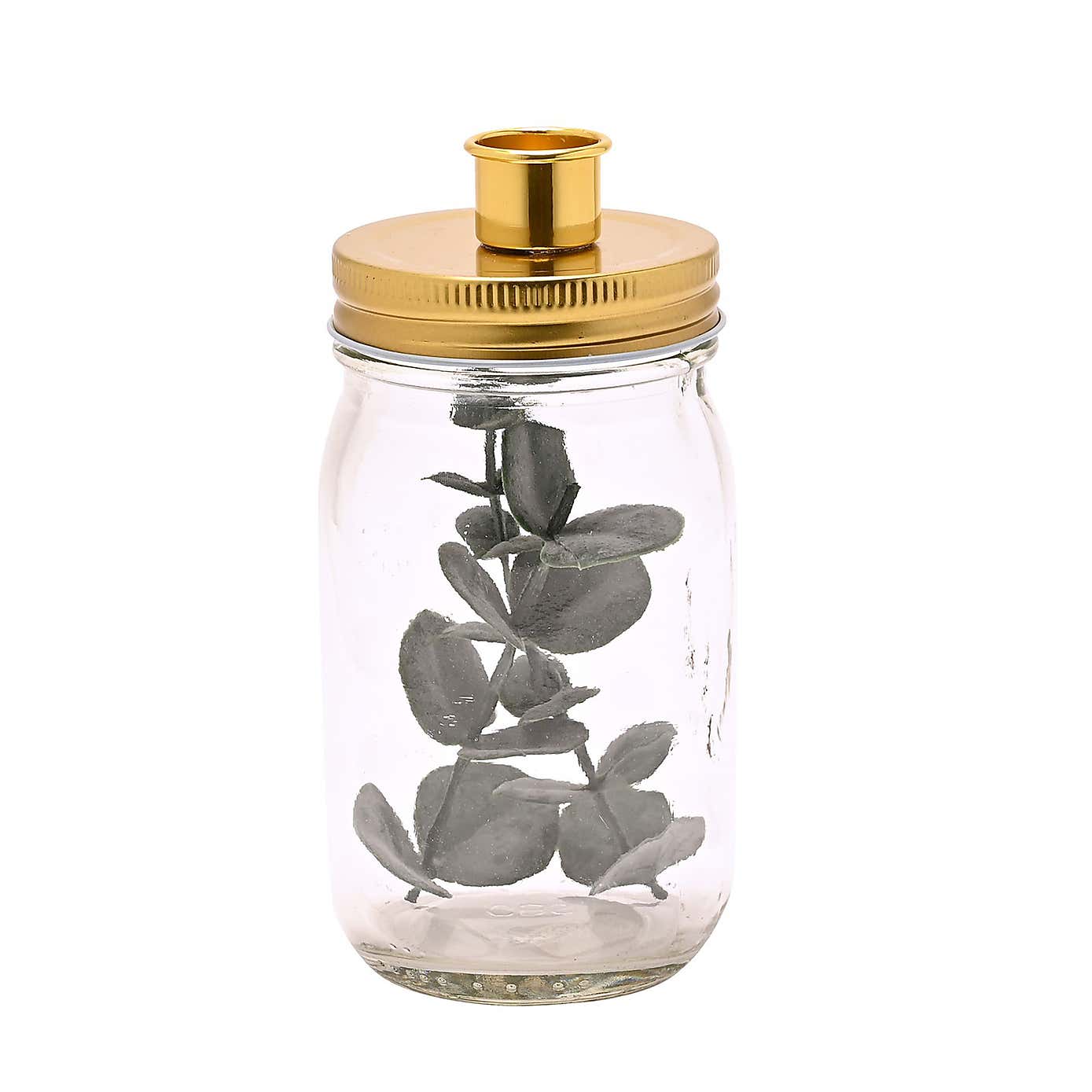 Love Story Mason Jar Candle Holder