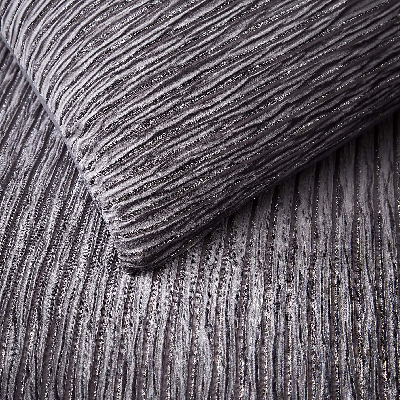 Catherine Lansfield Allure Sparkle Duvet Cover and Pillowcase Set