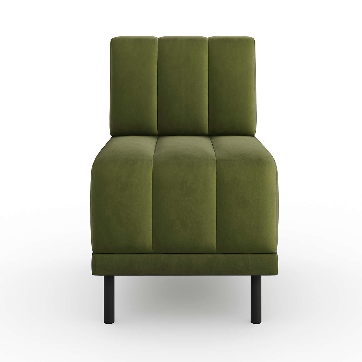 Amali Small Dining Bench, Matte Plush Velvet