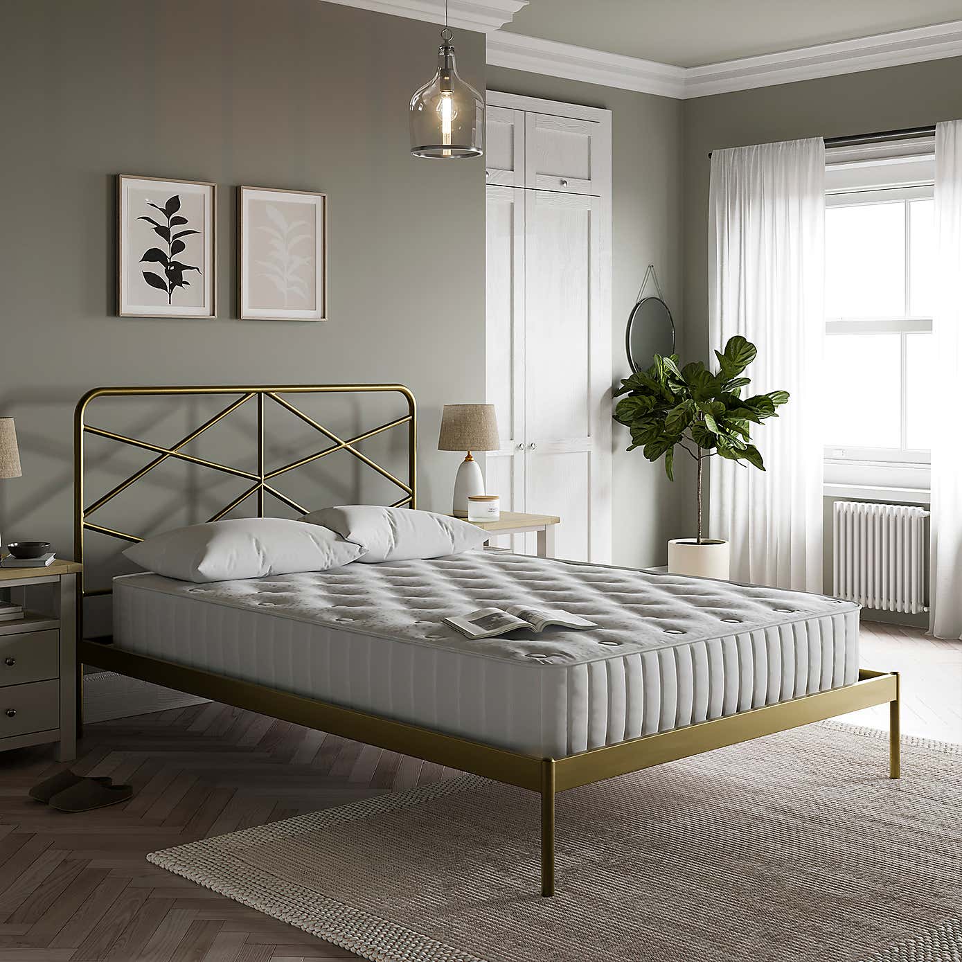 Lizzy Bed Frame, Metal