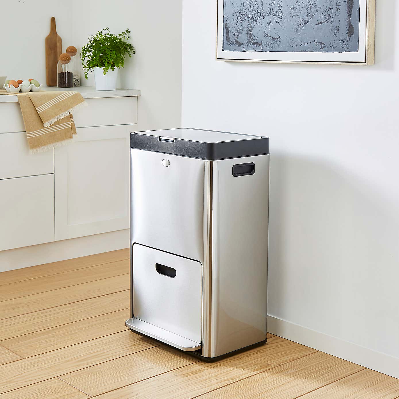 57 Litre Stainless Steel Pedal Bin