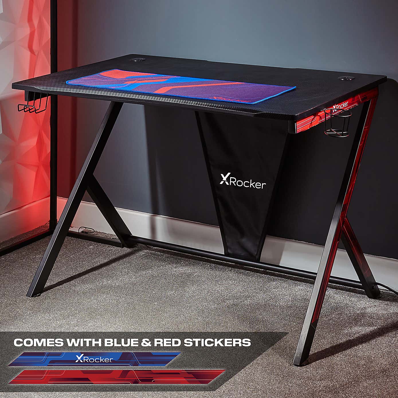 X Rocker Ocelot Esports Gaming Desk