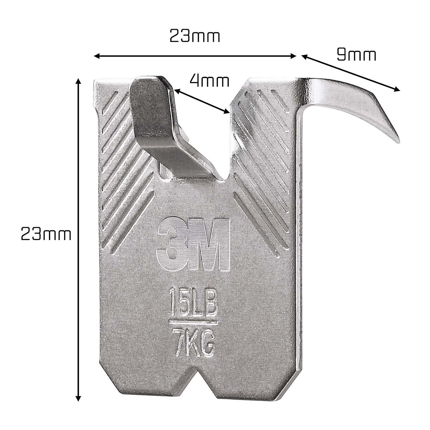 3M CLAW™ Plasterboard Picture and Mirror Hooks, 7kg