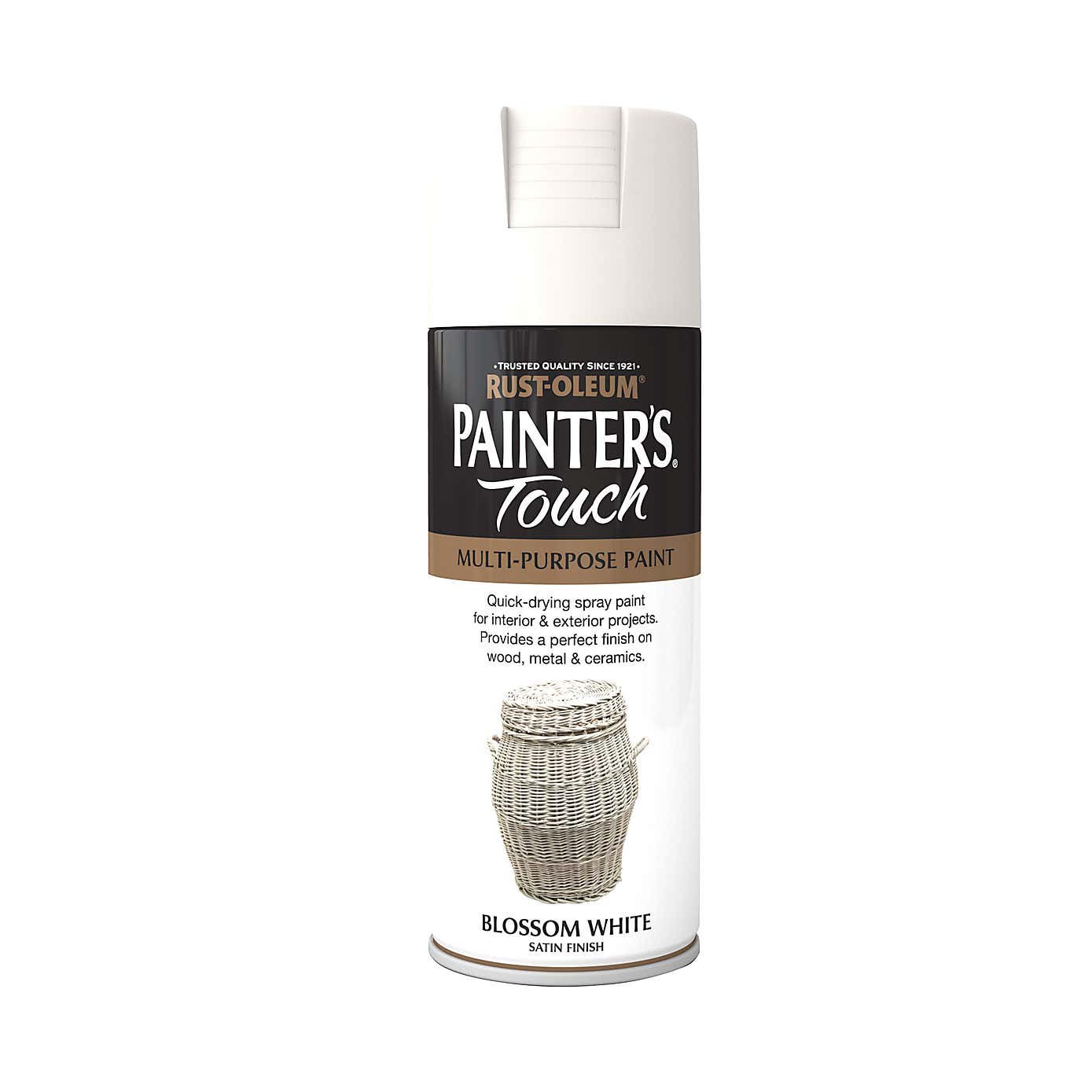 Rust-Oleum Blossom White Satin Painter's Touch Spray Paint 400ml
