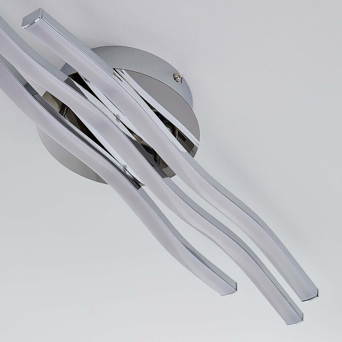 Ripple Integrated LED Bathroom Ceiling Fitting