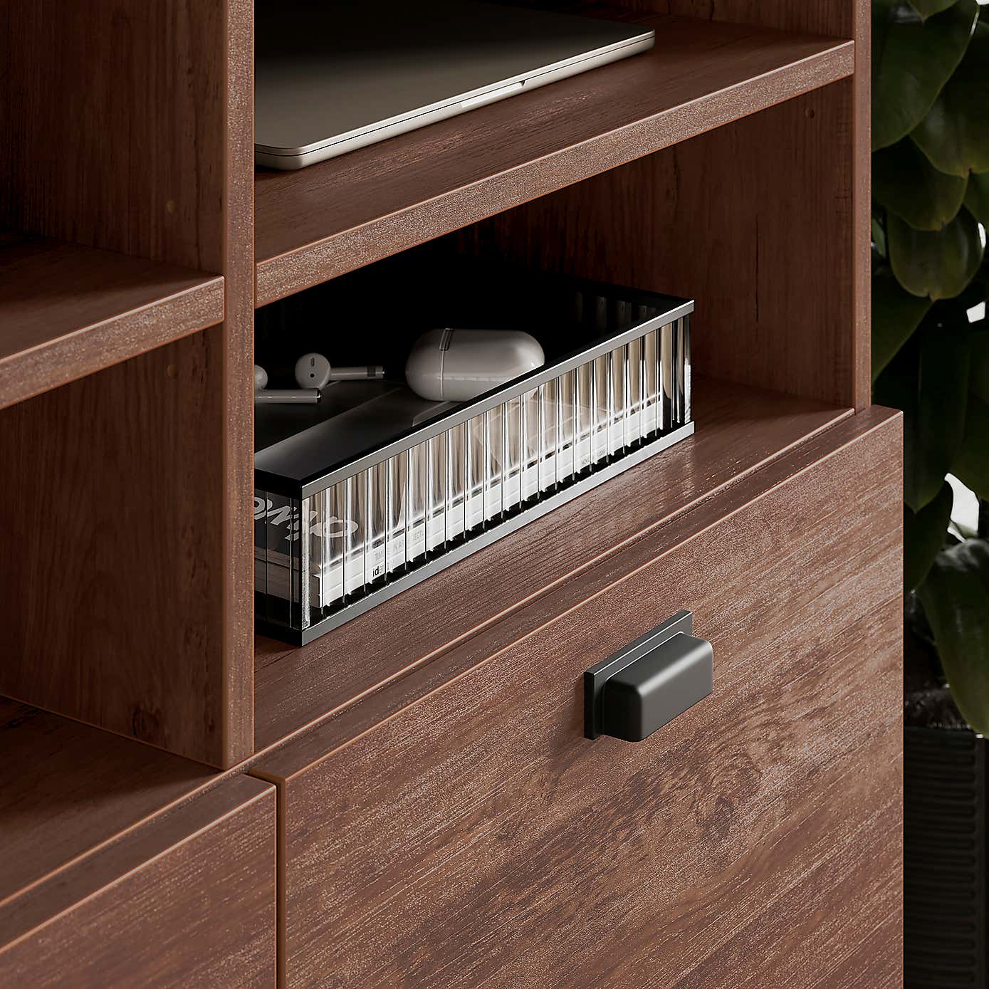 Fulton Office Storage Cabinet, Pine