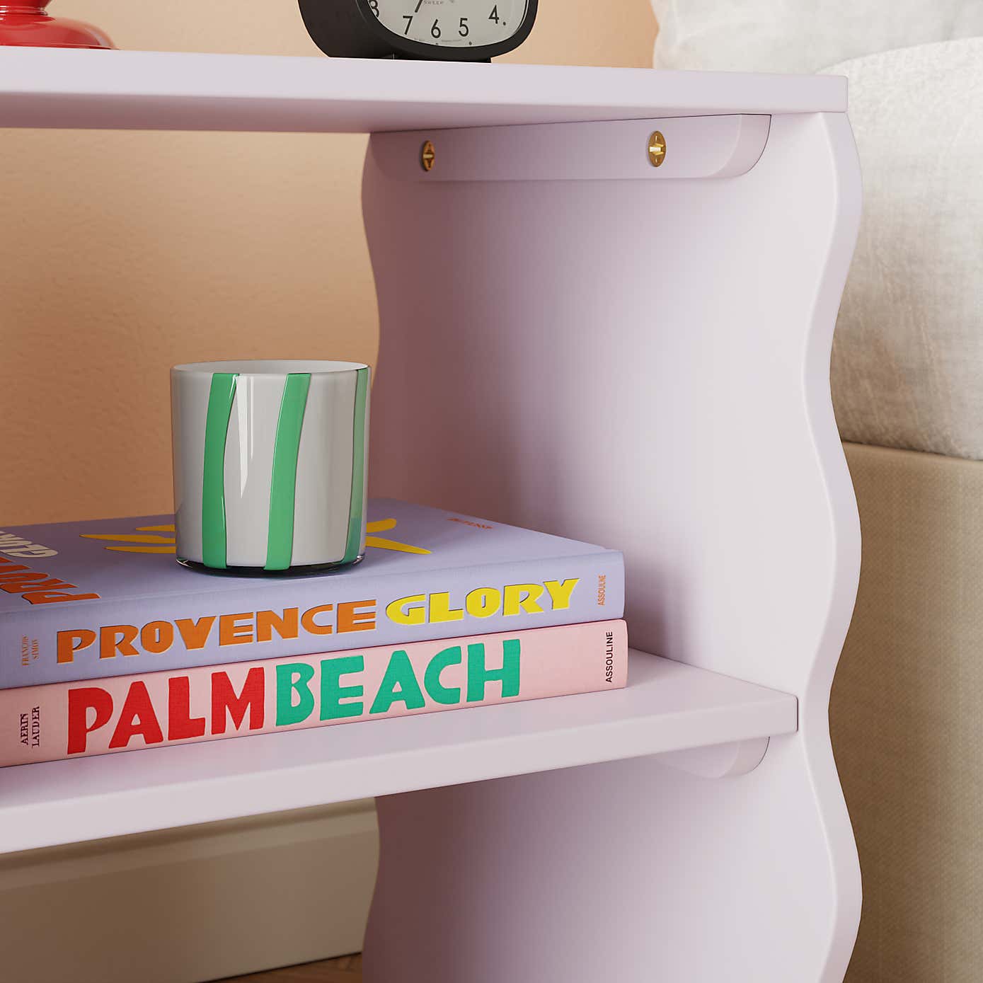 Posie Wavy Bedside Table