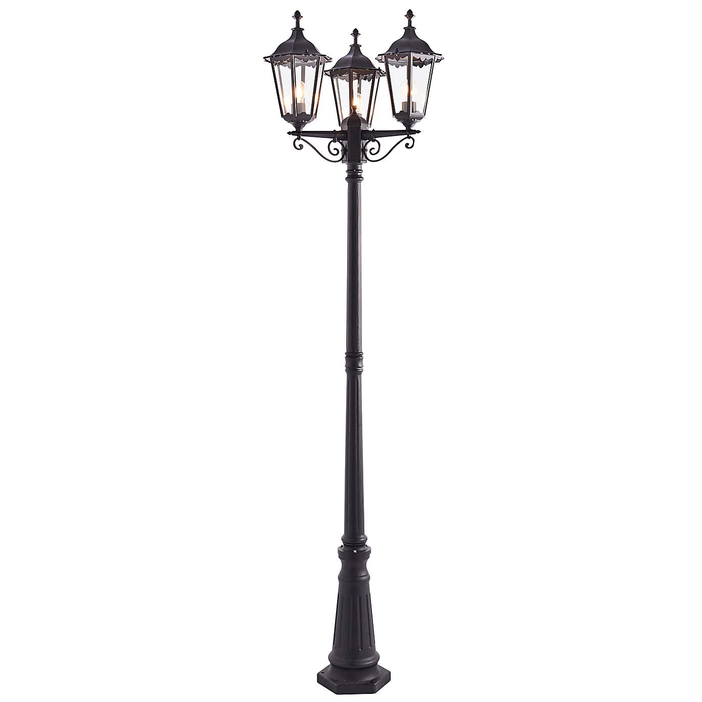 Trenton Outdoor 3 Light Lamppost