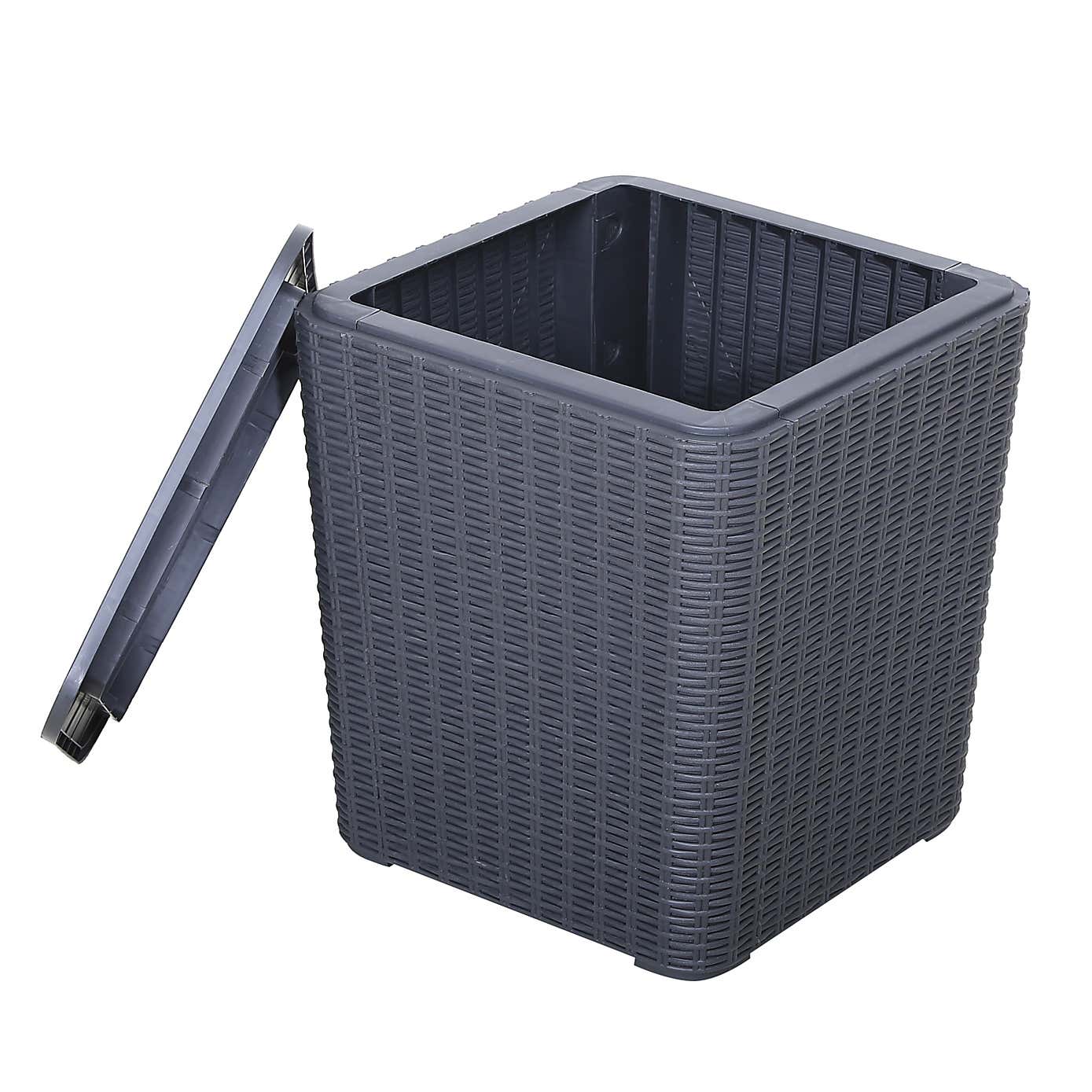 Faro 2 Seater Black Bistro Set