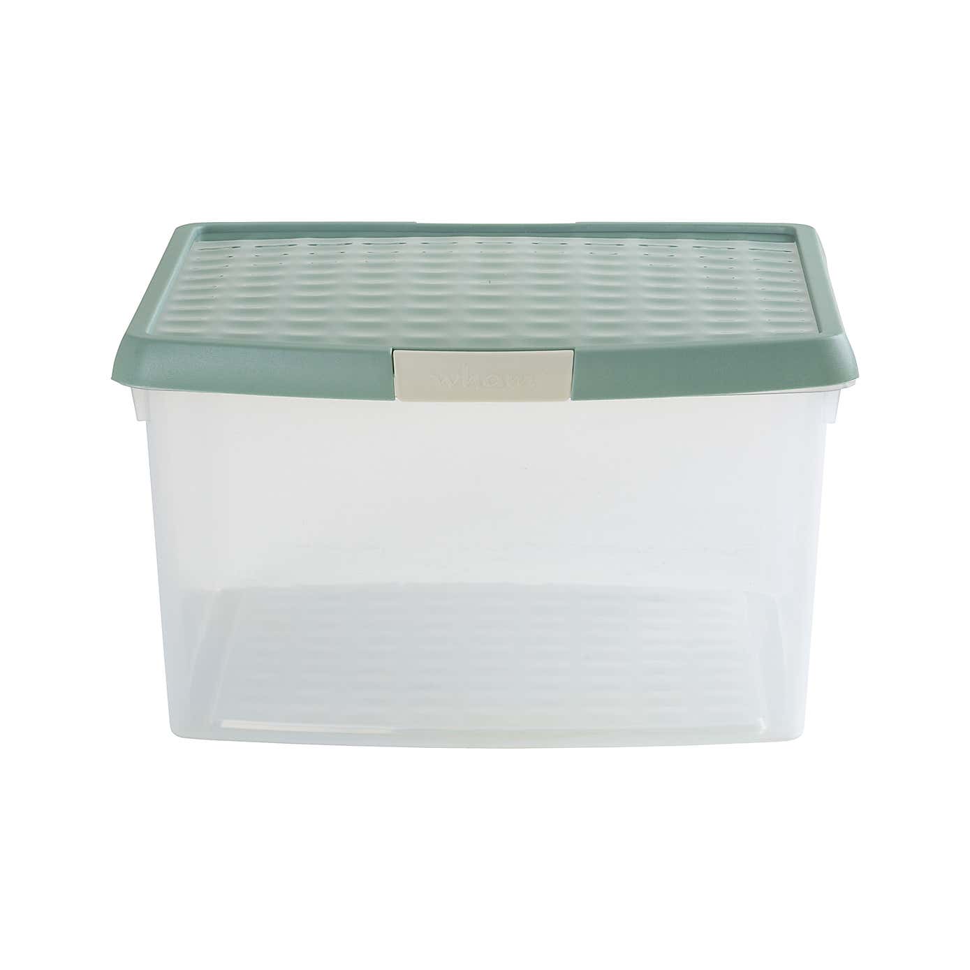 Wham Clip Pack of 4 Square Storage Boxes With Lids
