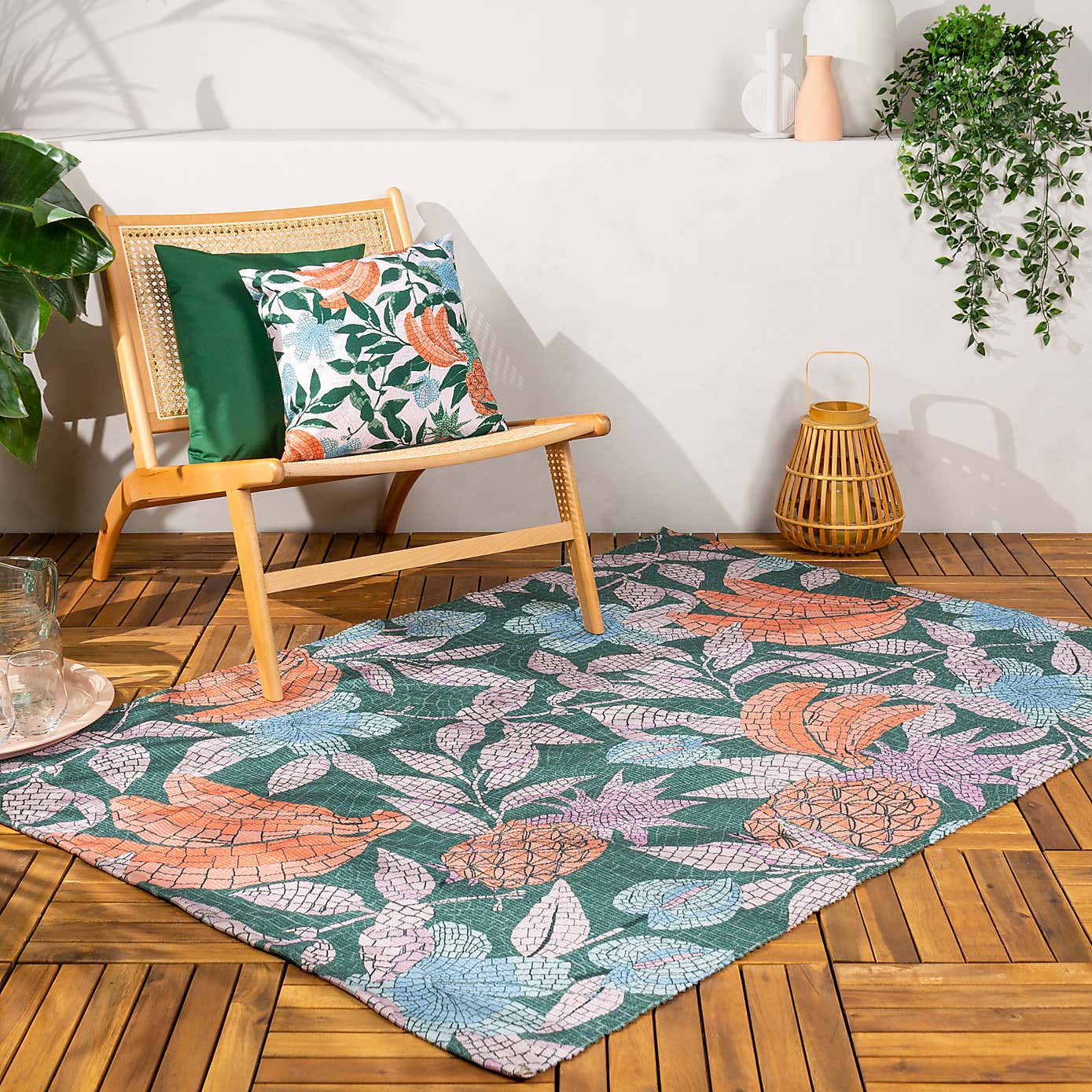furn. Cypressa Jade Washable Indoor Outdoor Rug