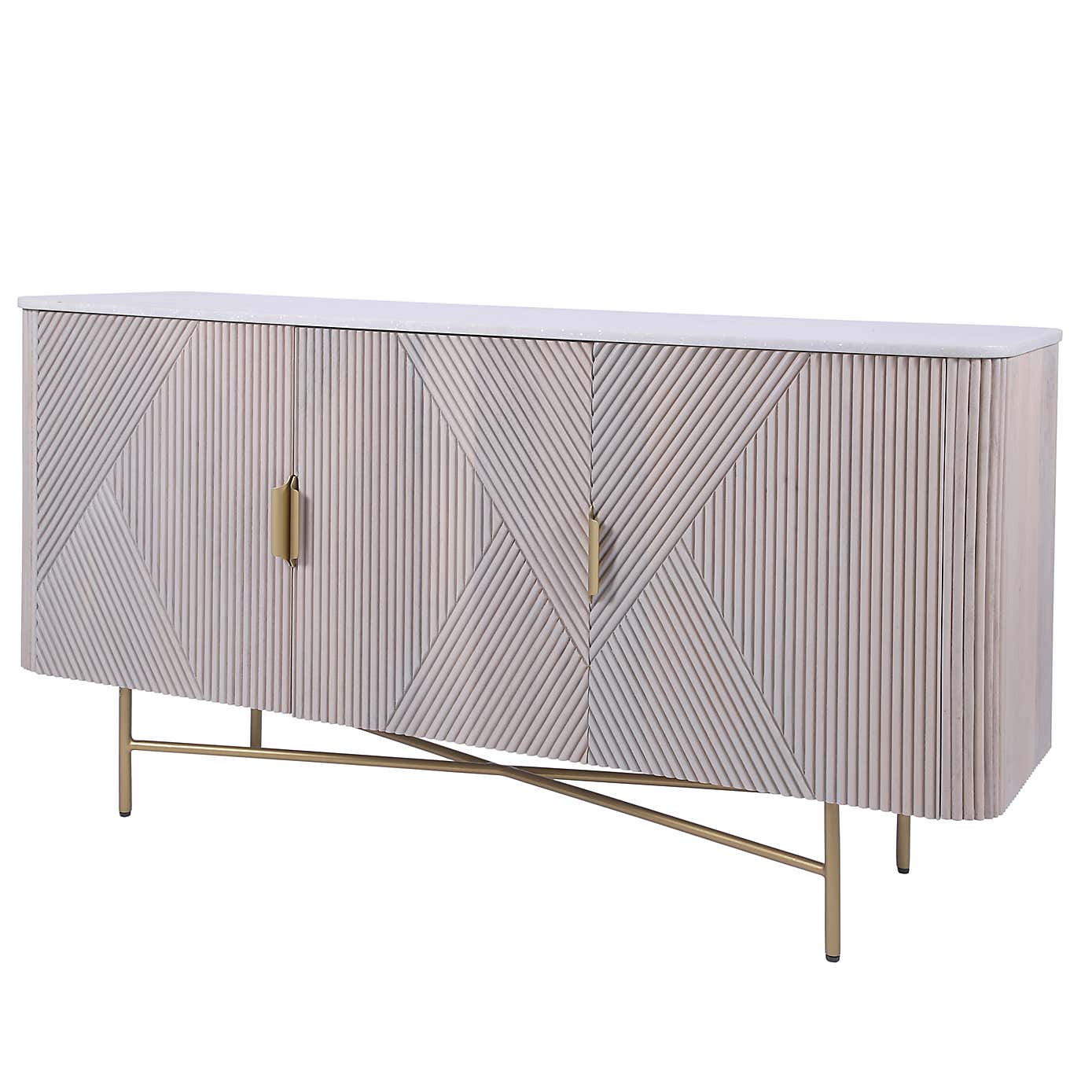 Indus Valley Cleo 3 Door Sideboard