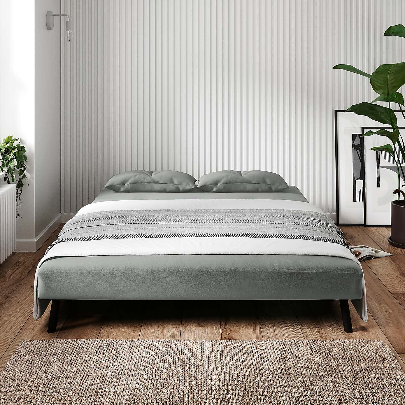 Phoebe Velvet Double Sofa Bed