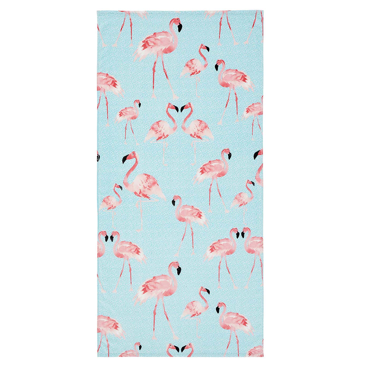 Catherine Lansfield Flamingo Beach Towel