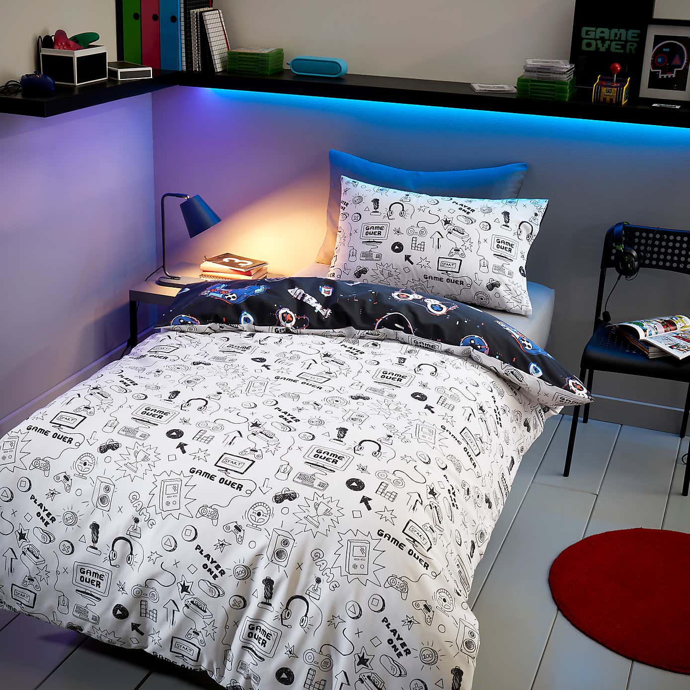Game Over Duvet Cover and Pillowcase Set
