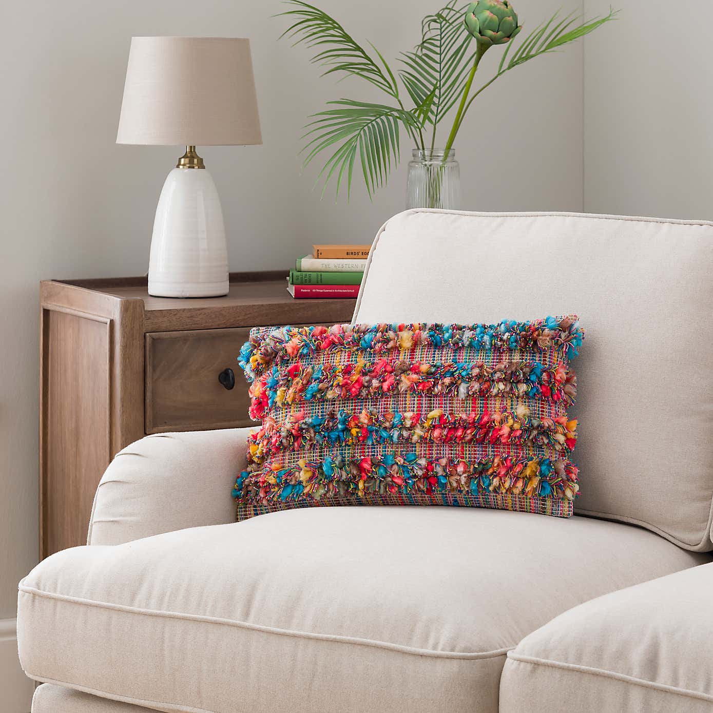 Ava Tufted Stripe Cushion