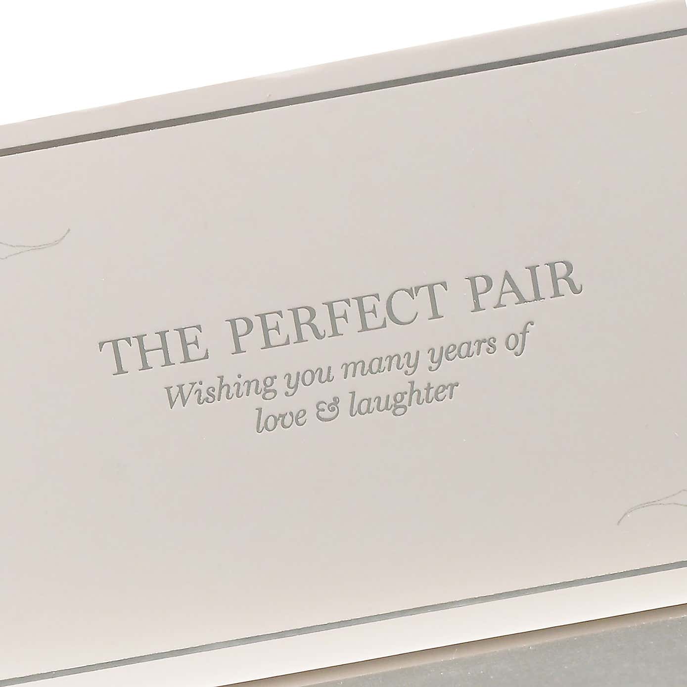 Amore Set of 2 Grey & White Mr & Mrs Mugs