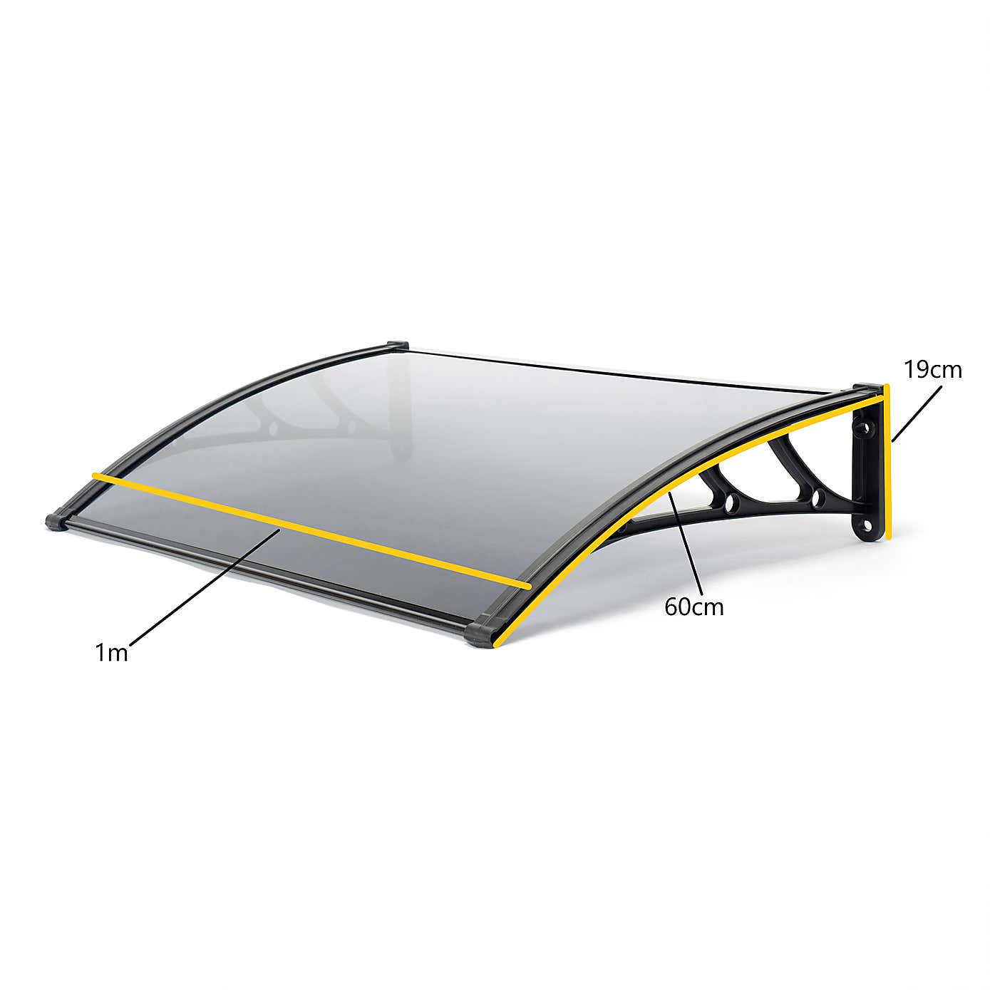 Greenhurst 1m Door Canopy