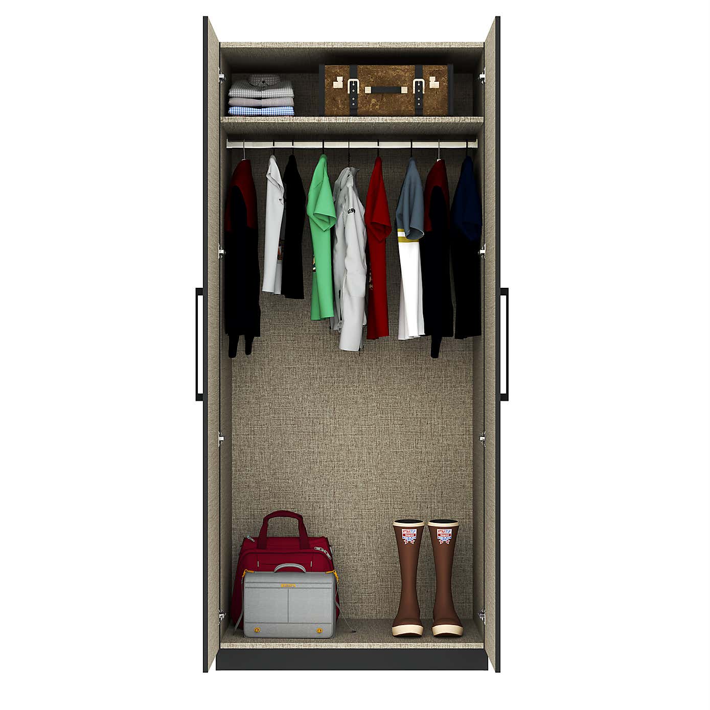 Foster Double Wardrobe