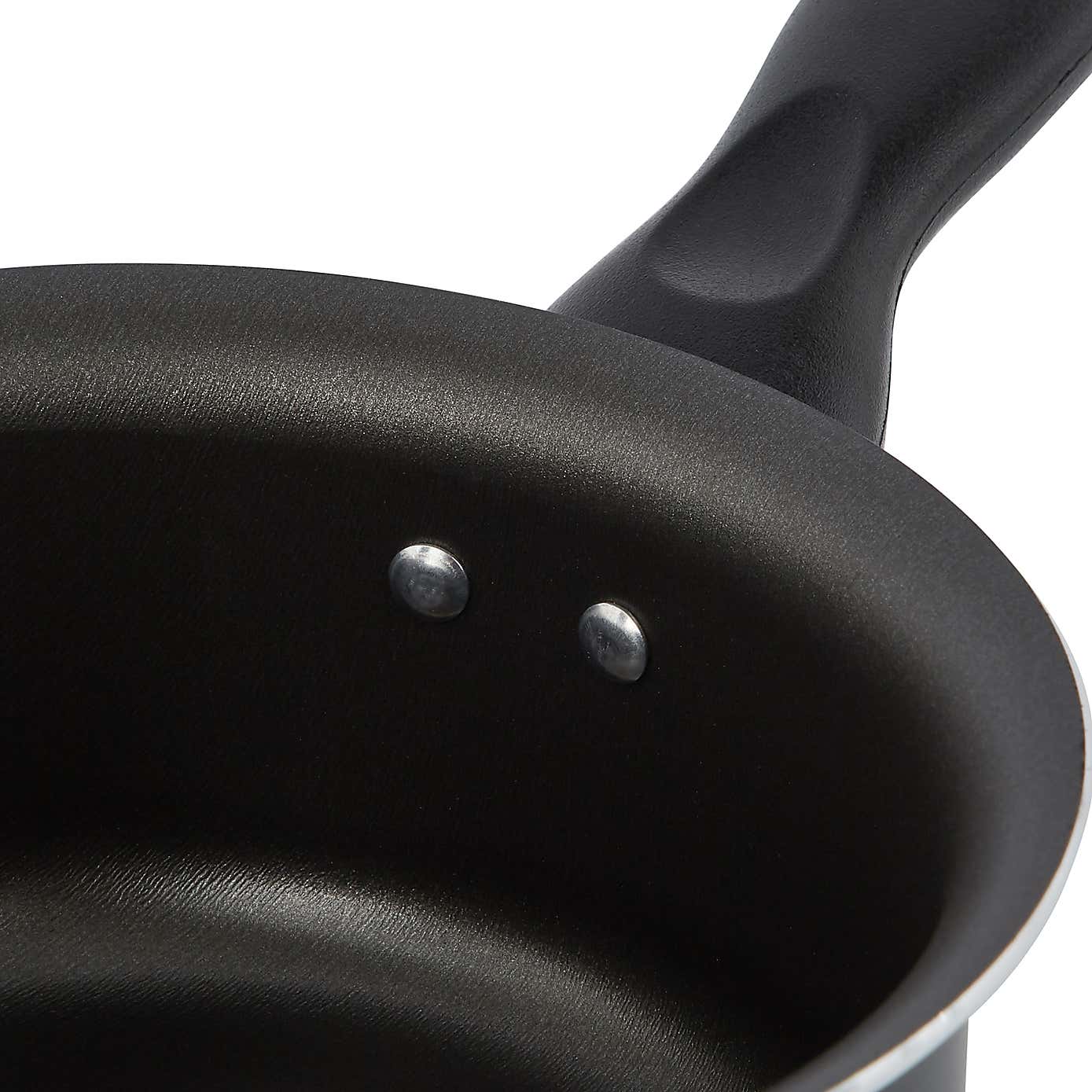 Essentials Non-Stick Aluminium Milk Pan, 14cm