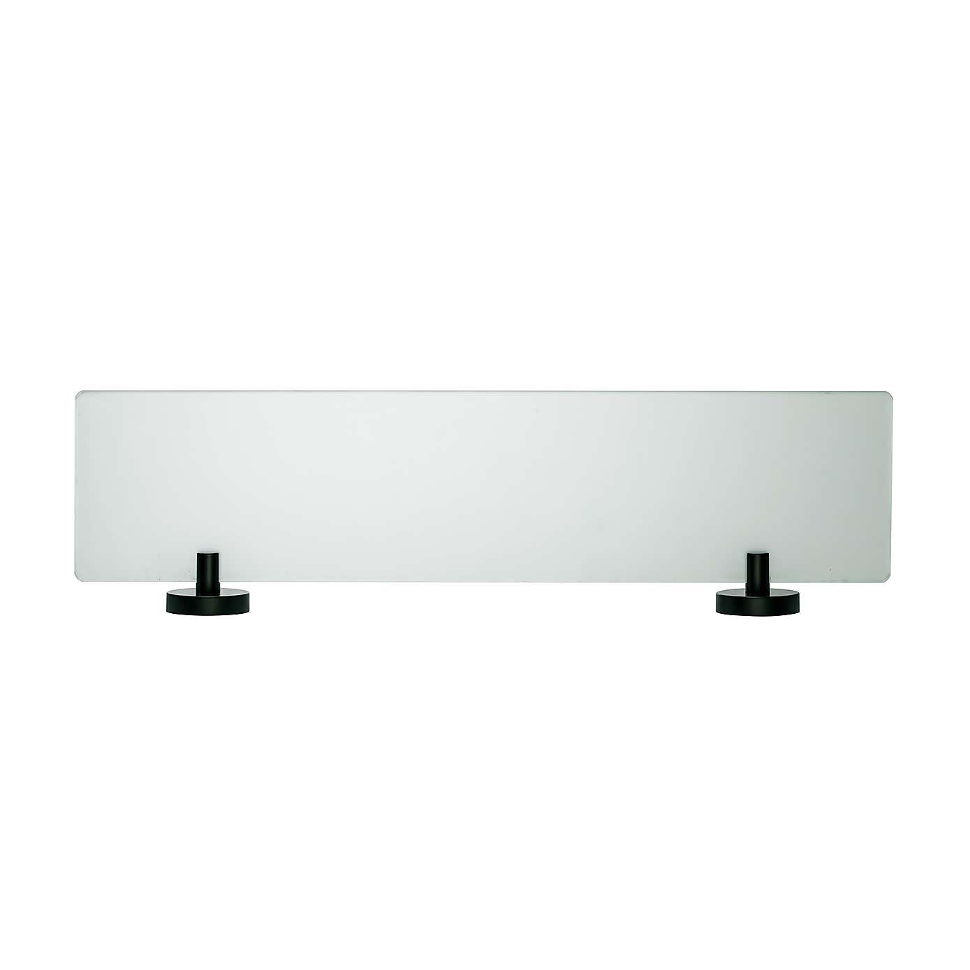 Epsom Flexi-FixTM Matt Black Glass Shelf
