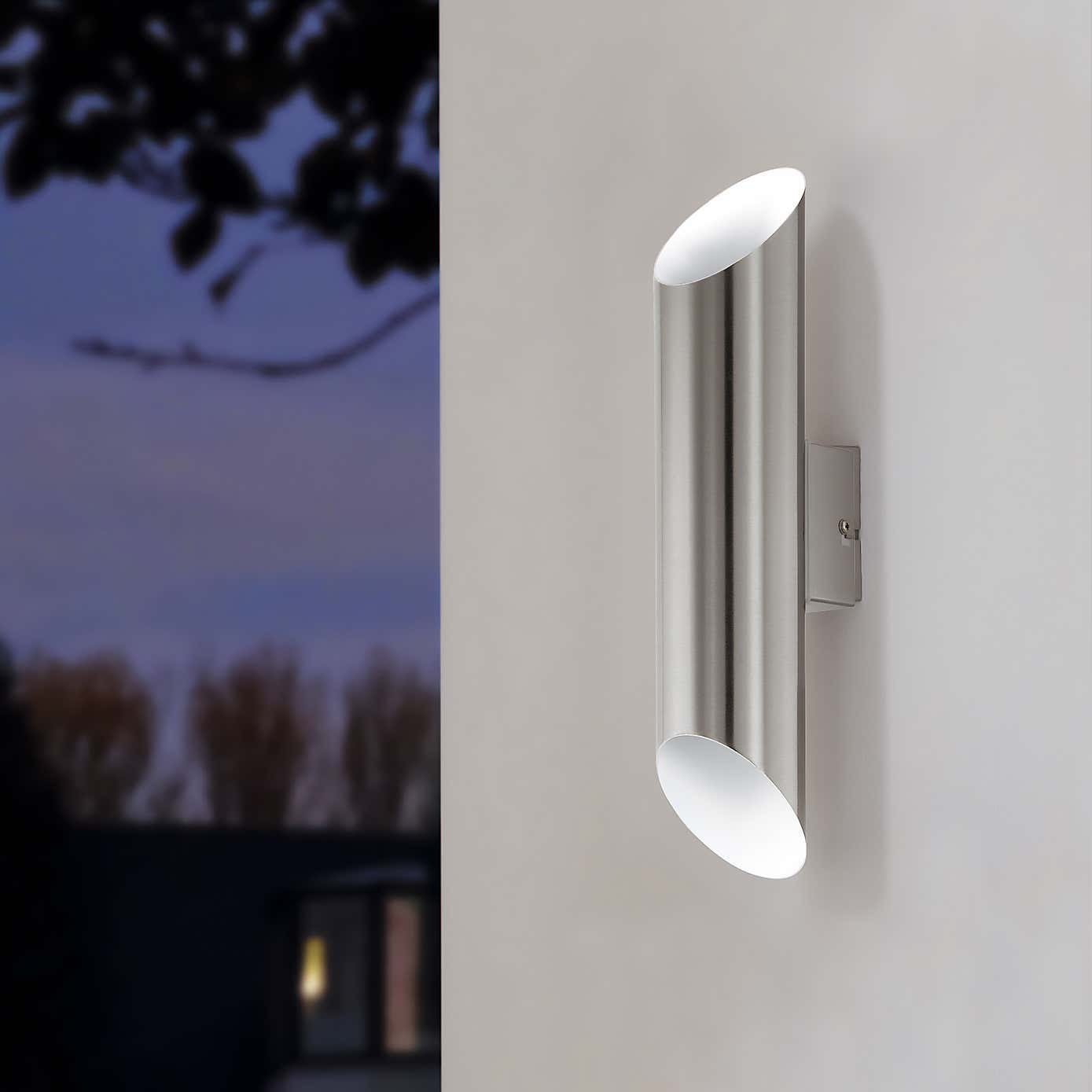 EGLO Agolada 2 Light LED Outdoor Wall Light